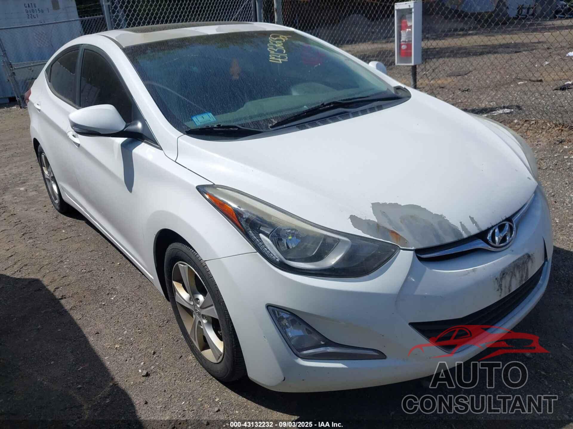 HYUNDAI ELANTRA 2016 - 5NPDH4AE3GH753479