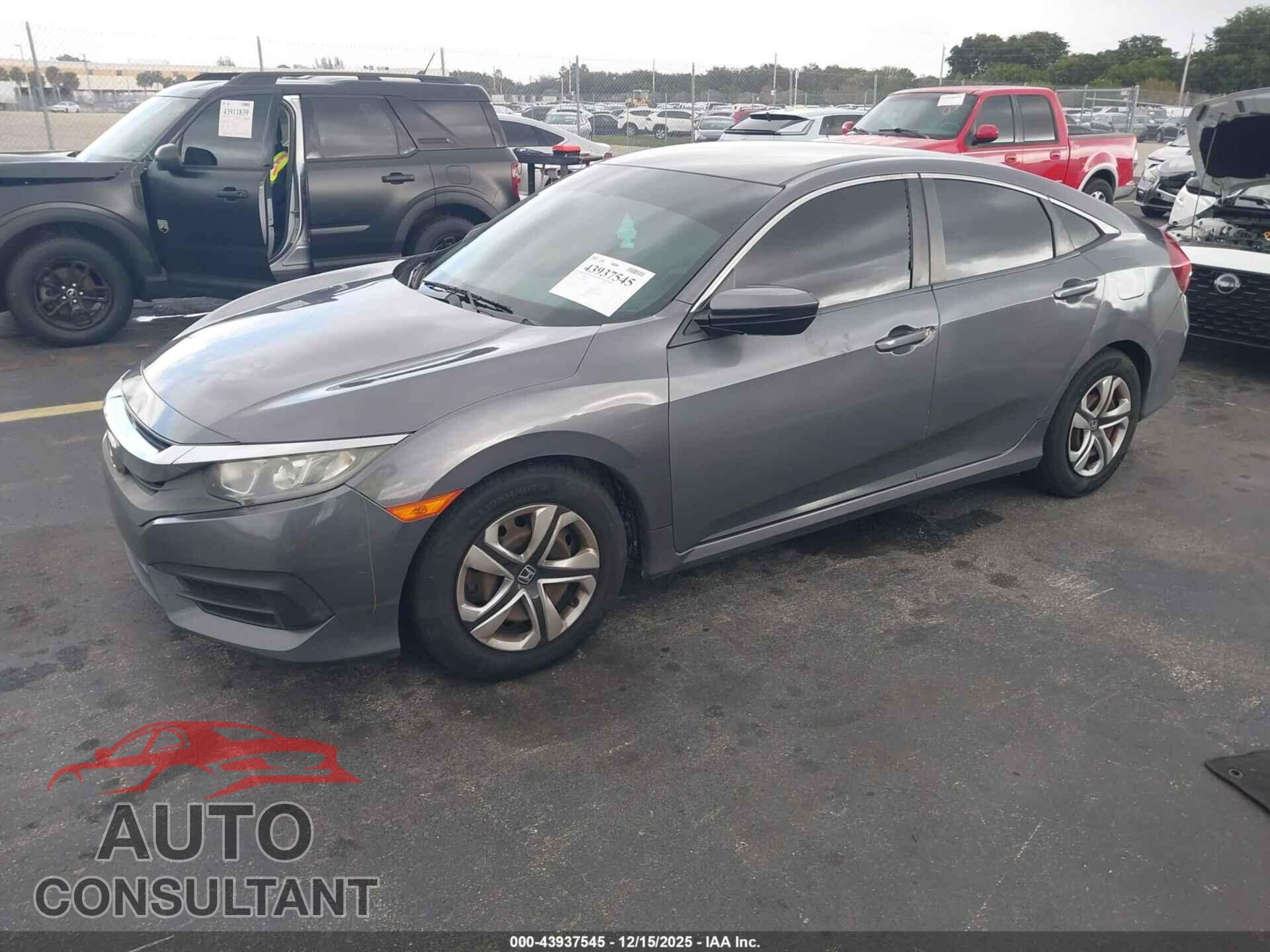 HONDA CIVIC 2016 - 19XFC2F52GE099020