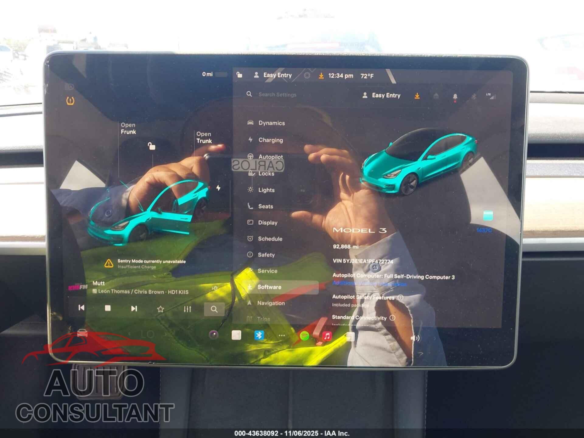 TESLA MODEL 3 2023 - 5YJ3E1EA1PF472774