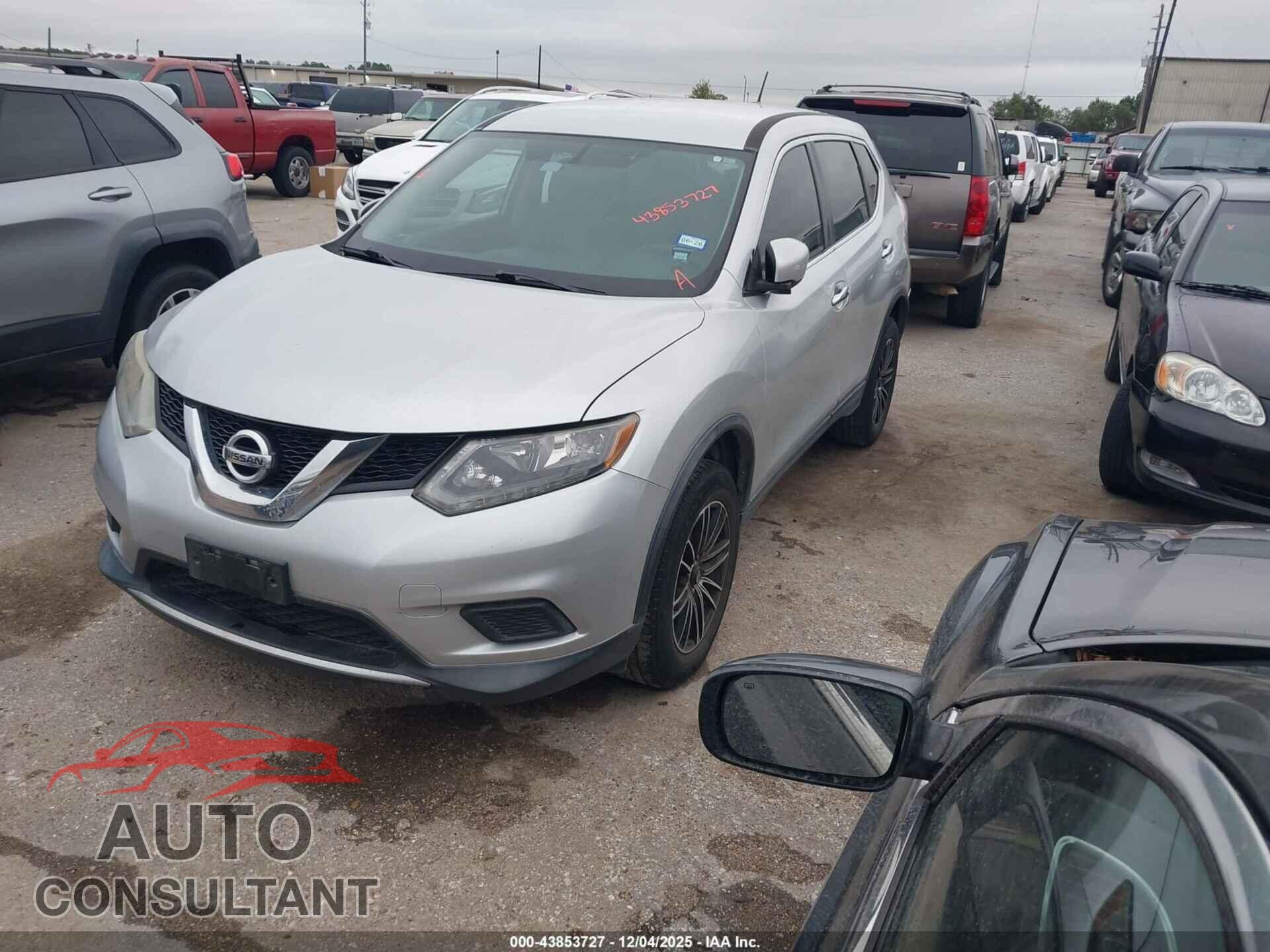 NISSAN ROGUE 2015 - KNMAT2MT2FP582288