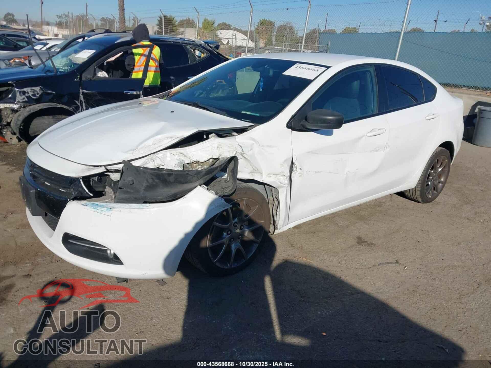 DODGE DART 2015 - 1C3CDFBB9FD144476