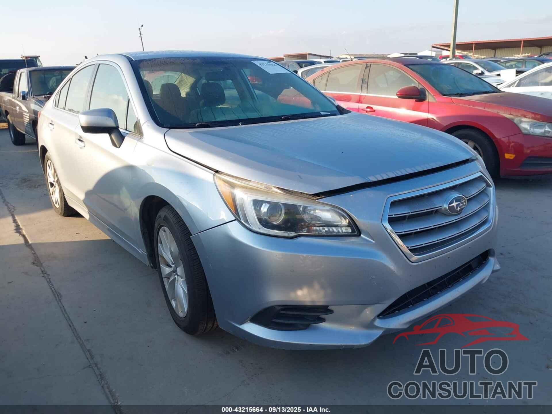 SUBARU LEGACY 2016 - 4S3BNBC68G3015621