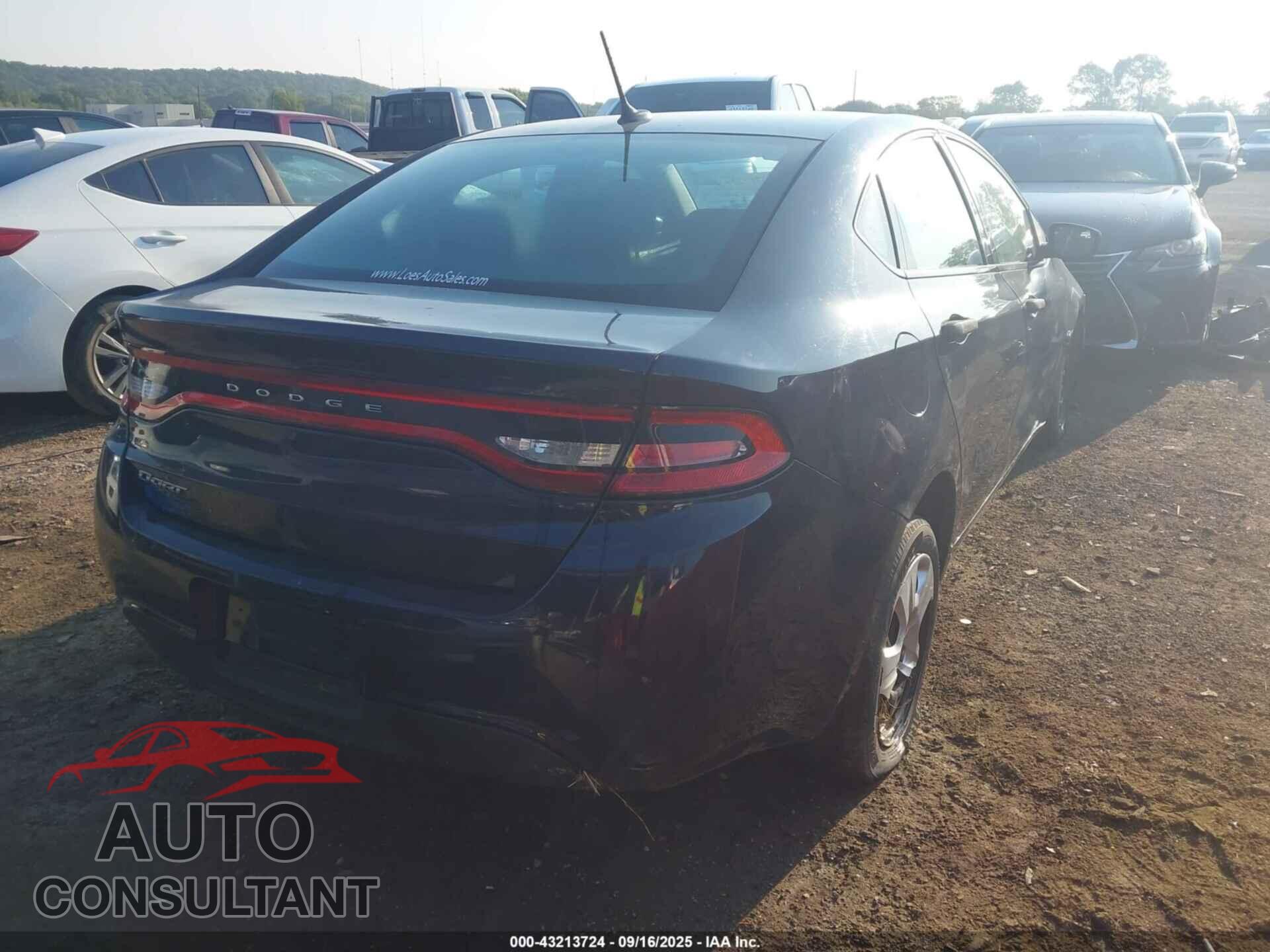 DODGE DART 2013 - 1C3CDFAA0DD127636