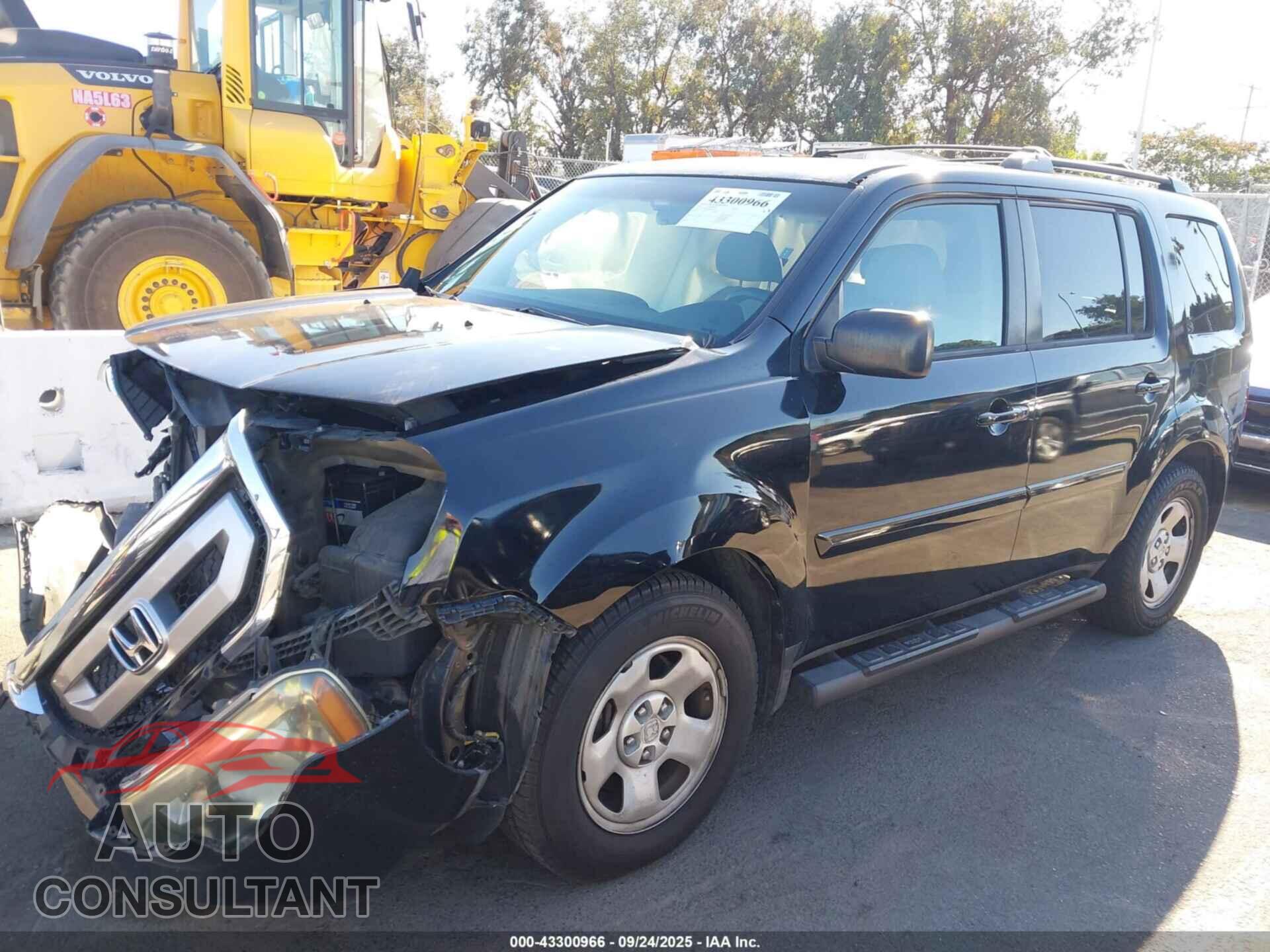 HONDA PILOT 2011 - 5FNYF3H29BB007767