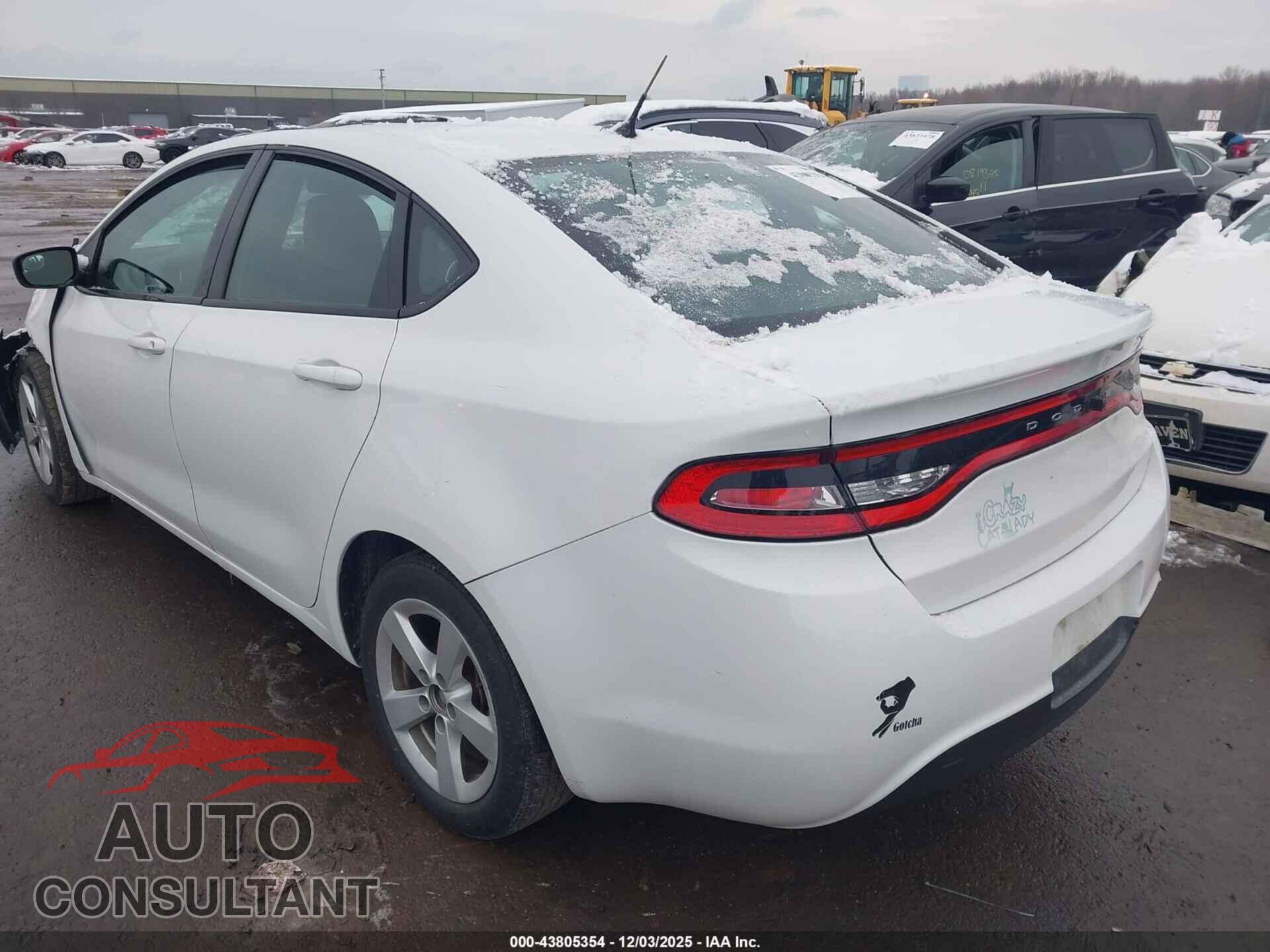 DODGE DART 2015 - 1C3CDFBB4FD432020