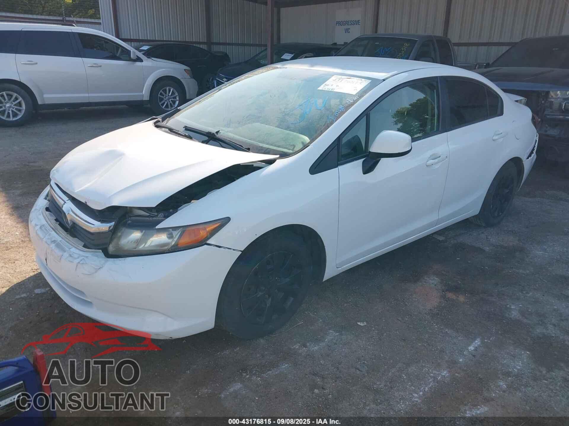 HONDA CIVIC 2012 - 2HGFB2F54CH323570