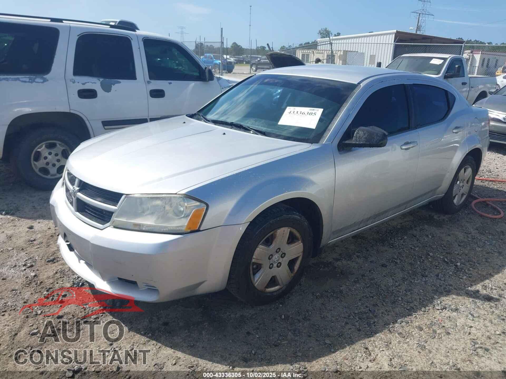 DODGE AVENGER 2010 - 1B3CC4FB7AN182130