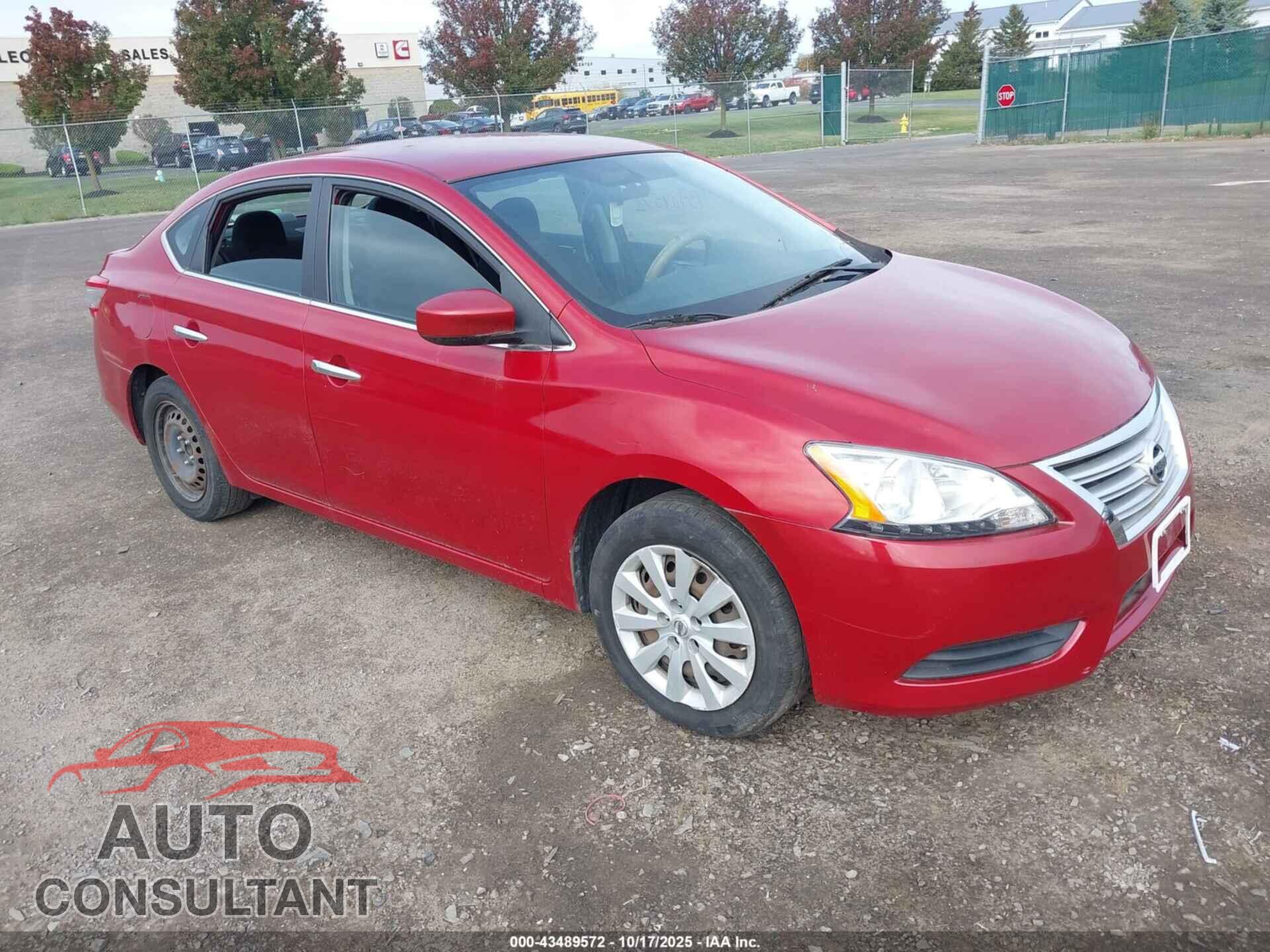 NISSAN SENTRA 2013 - 3N1AB7AP3DL674030