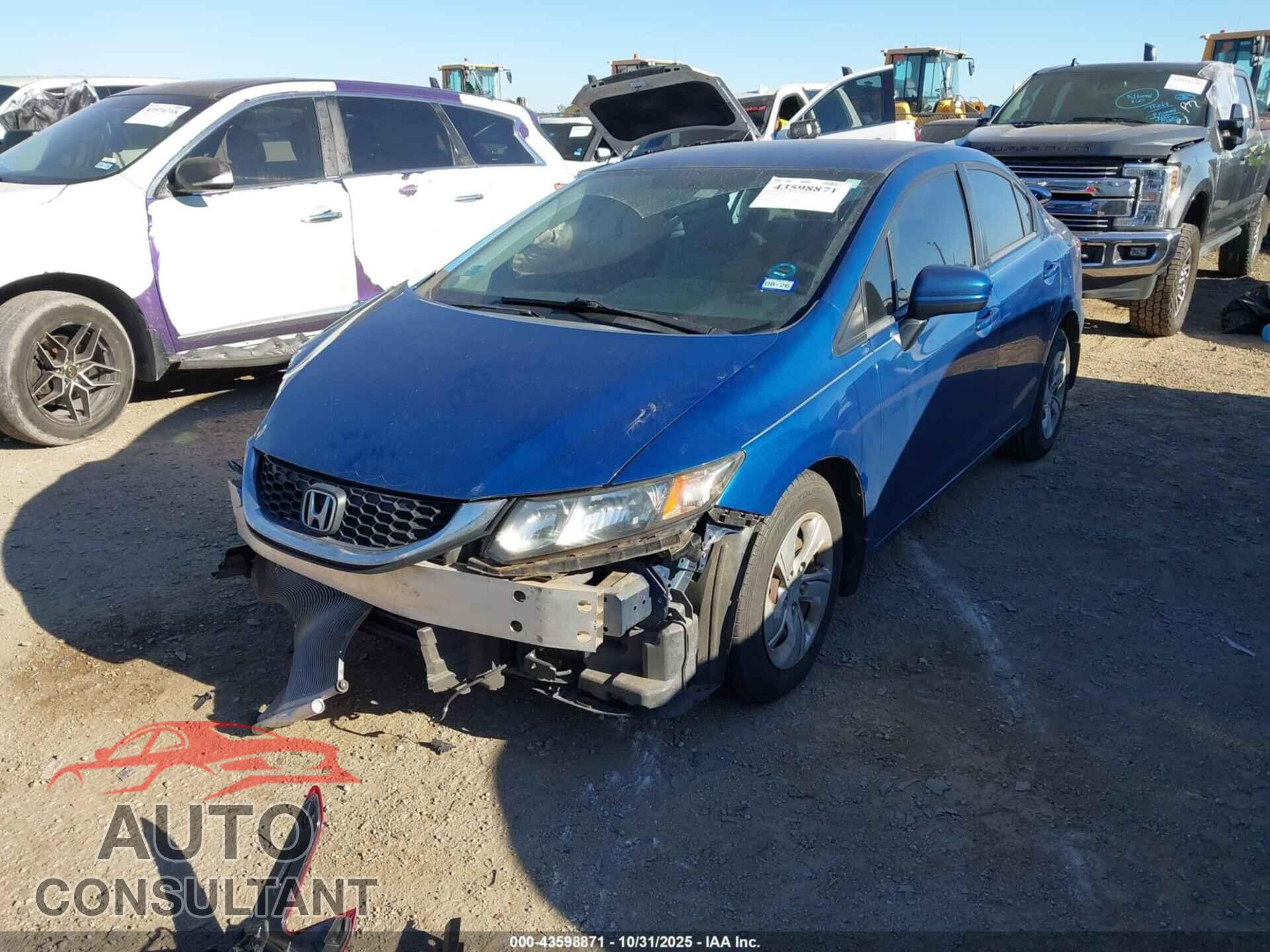 HONDA CIVIC 2014 - 2HGFB2F57EH533986