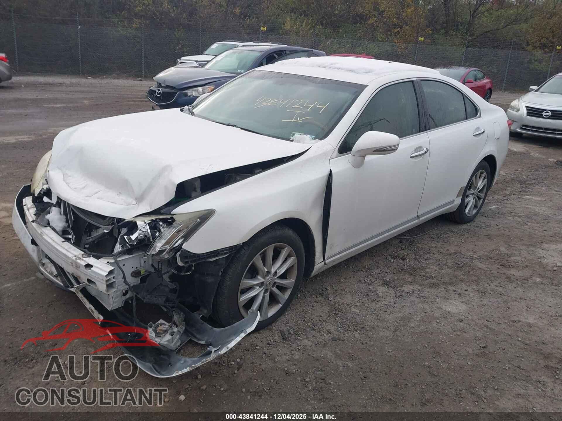 LEXUS ES 350 2011 - JTHBK1EG9B2465400