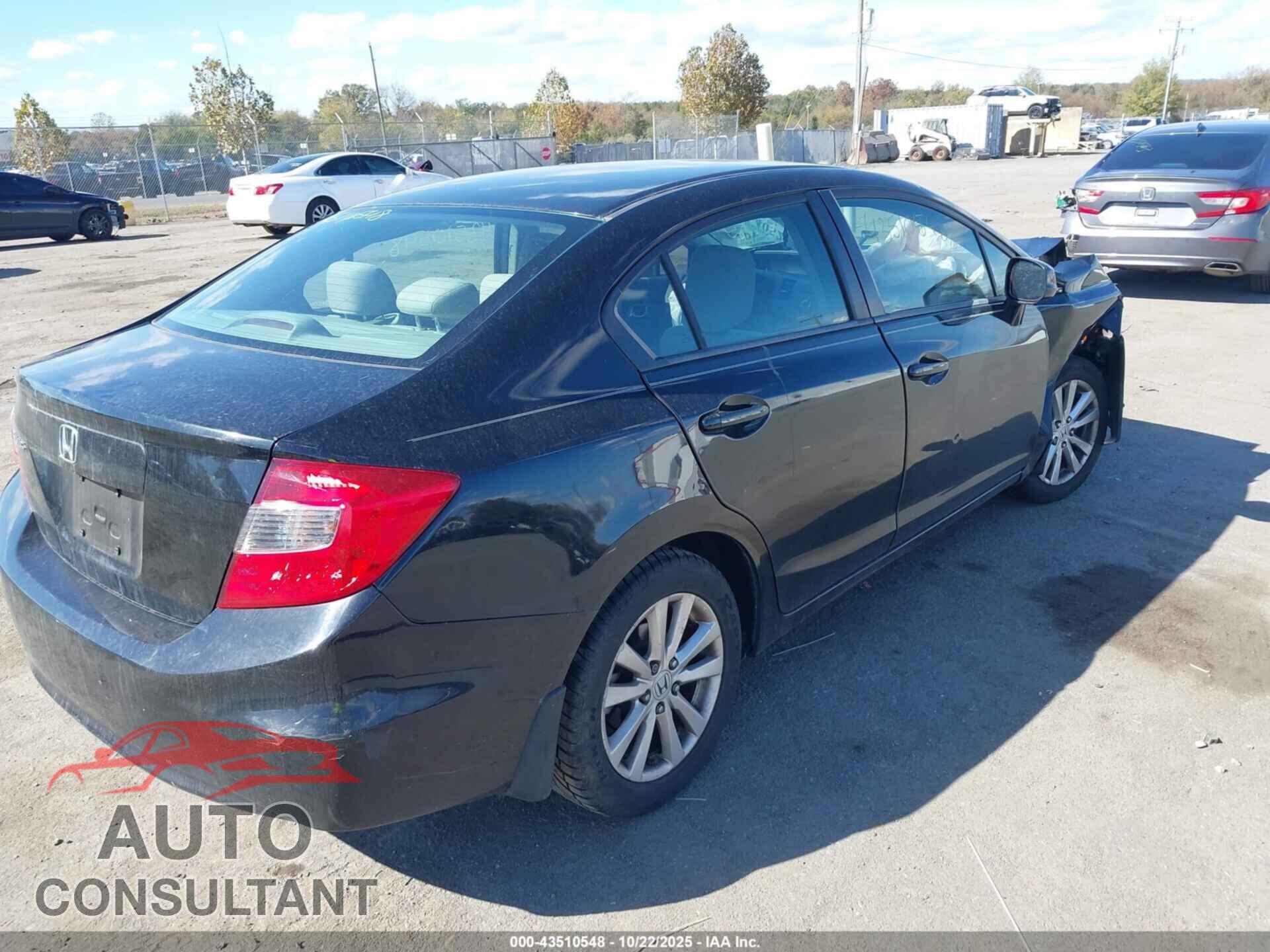 HONDA CIVIC 2012 - 19XFB2F85CE313280