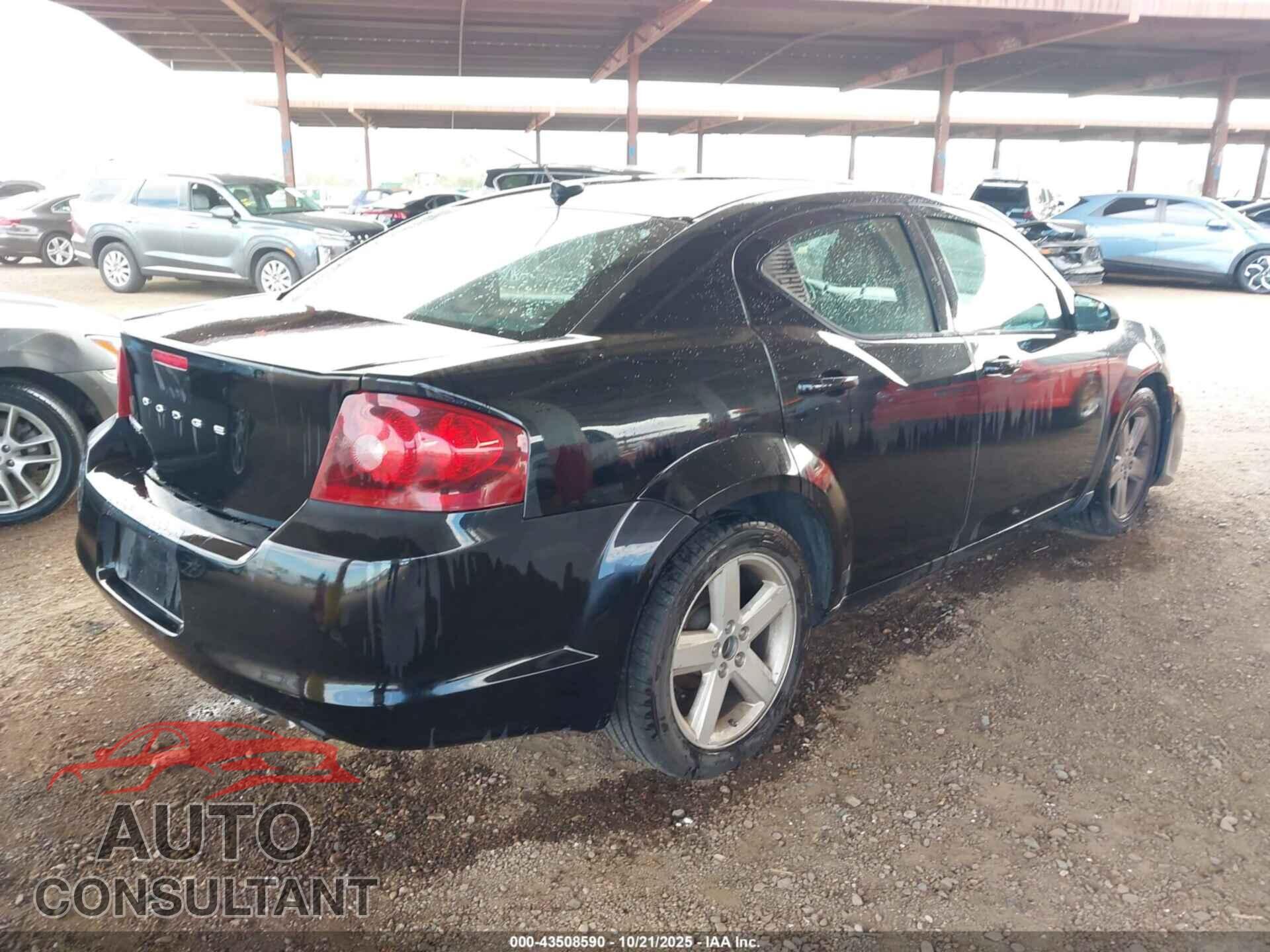 DODGE AVENGER 2013 - 1C3CDZAB6DN529892