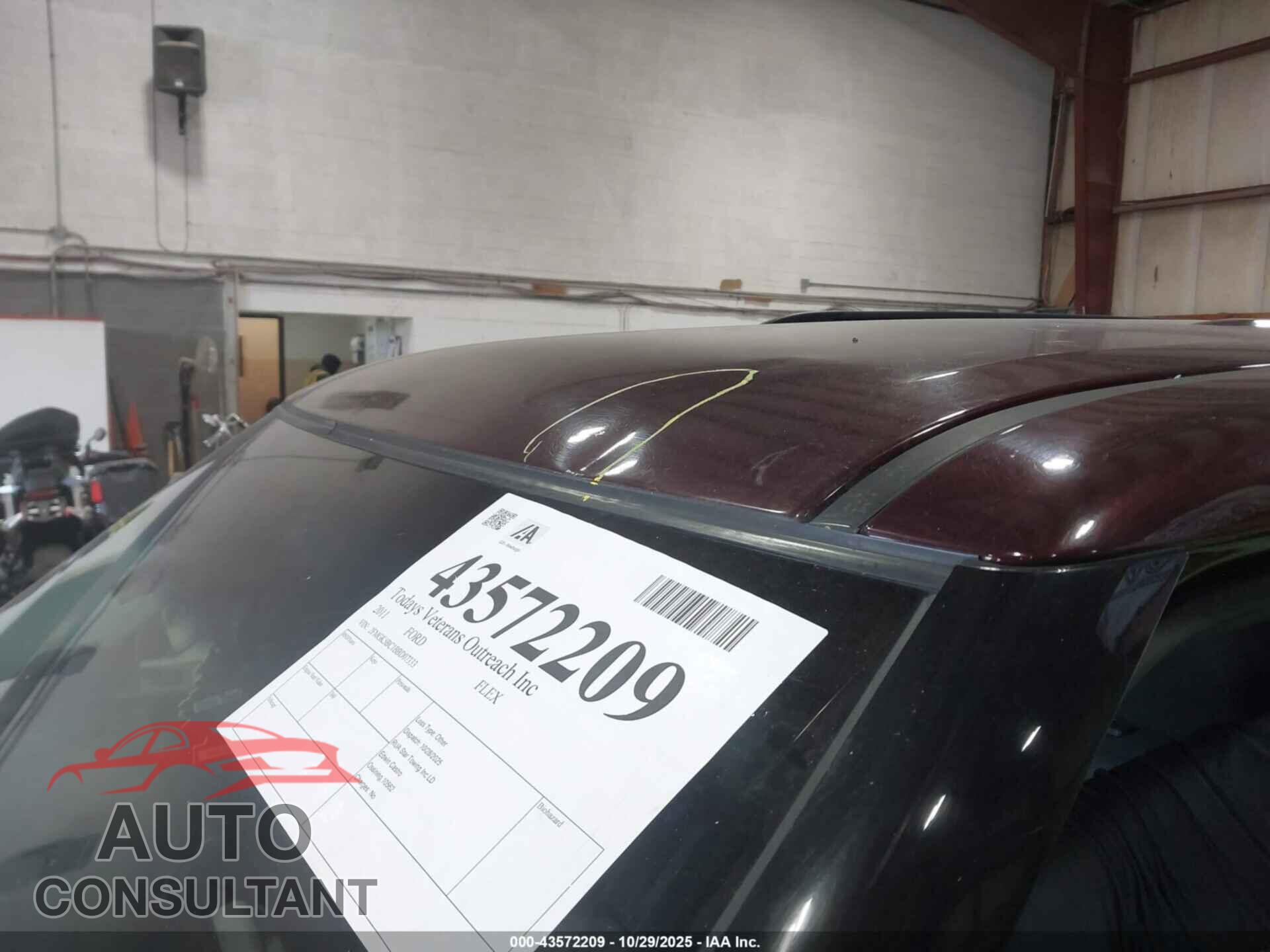 FORD FLEX 2011 - 2FMGK5BC1BBD07333