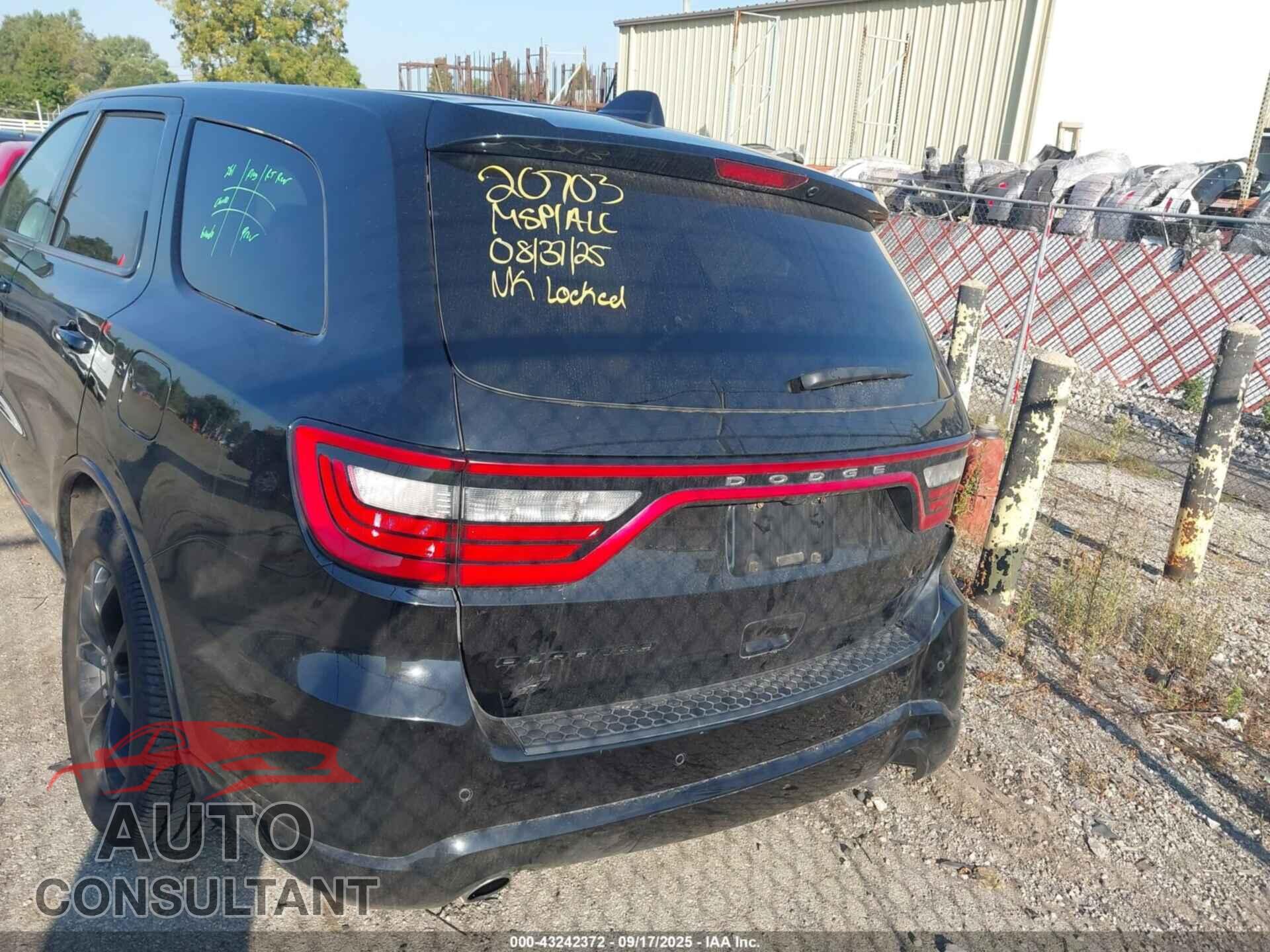 DODGE DURANGO 2019 - 1C4SDJCT1KC836829