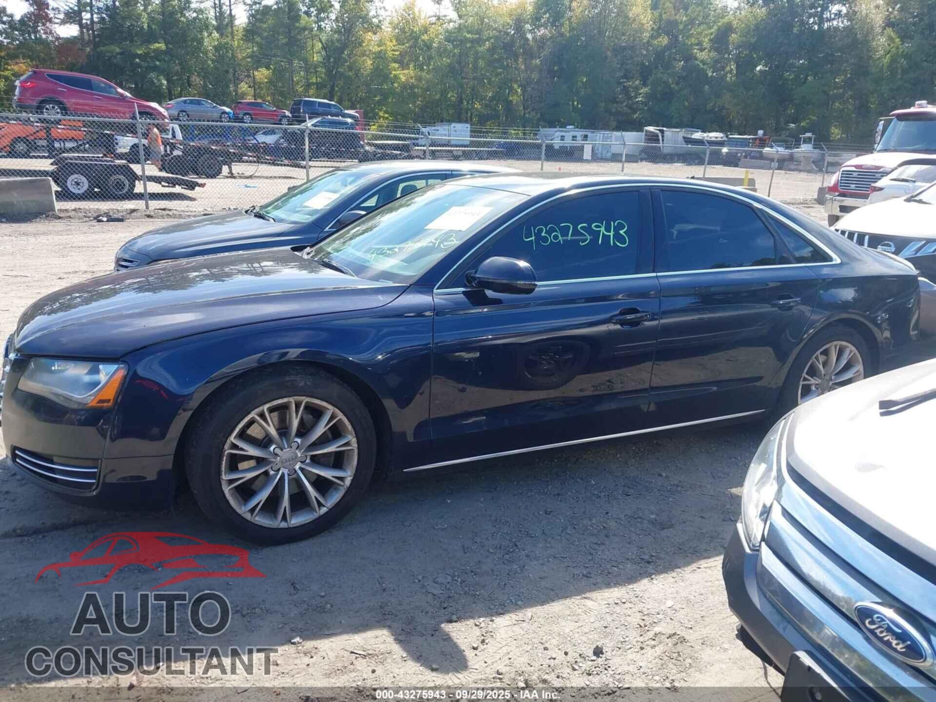AUDI A8 2013 - WAUAGAFD0DN027513