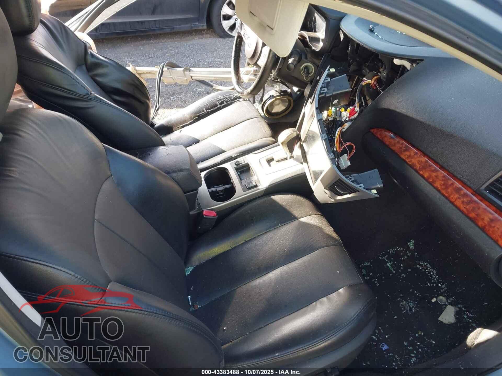 SUBARU OUTBACK 2011 - 4S4BRBJC8B3367986