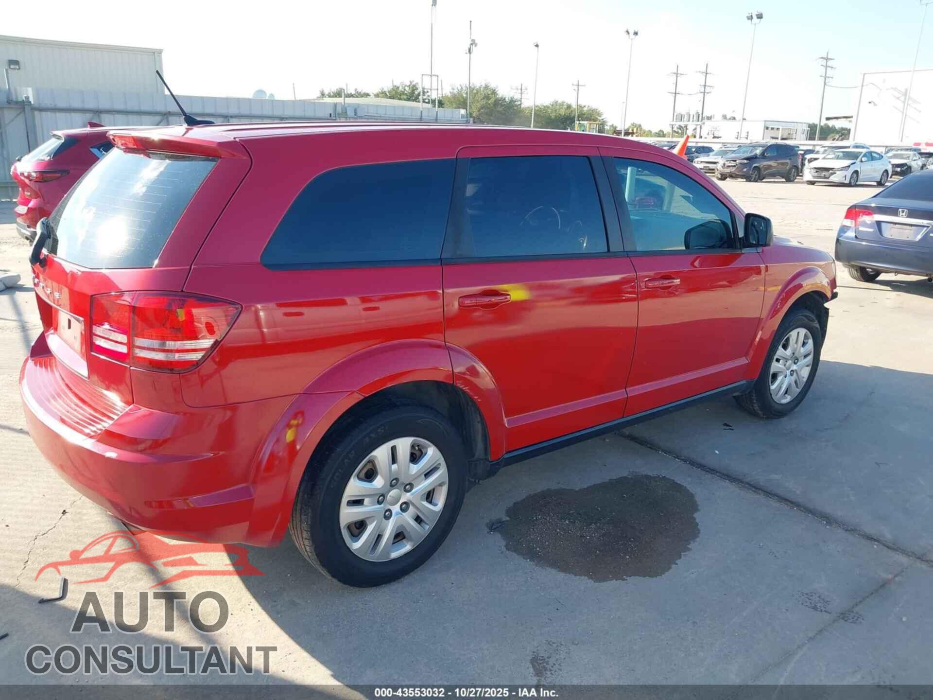 DODGE JOURNEY 2015 - 3C4PDCABXFT736153
