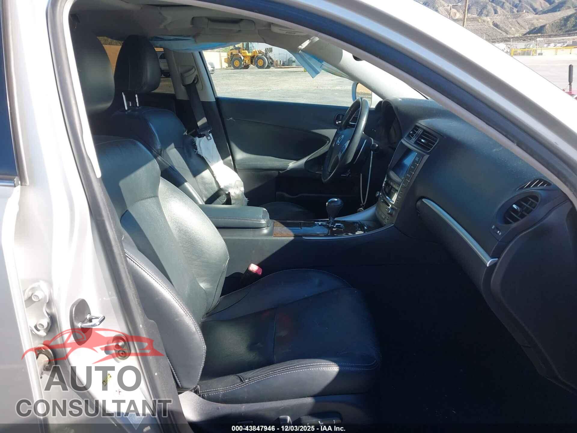 LEXUS IS 250 2011 - JTHBF5C20B5152799