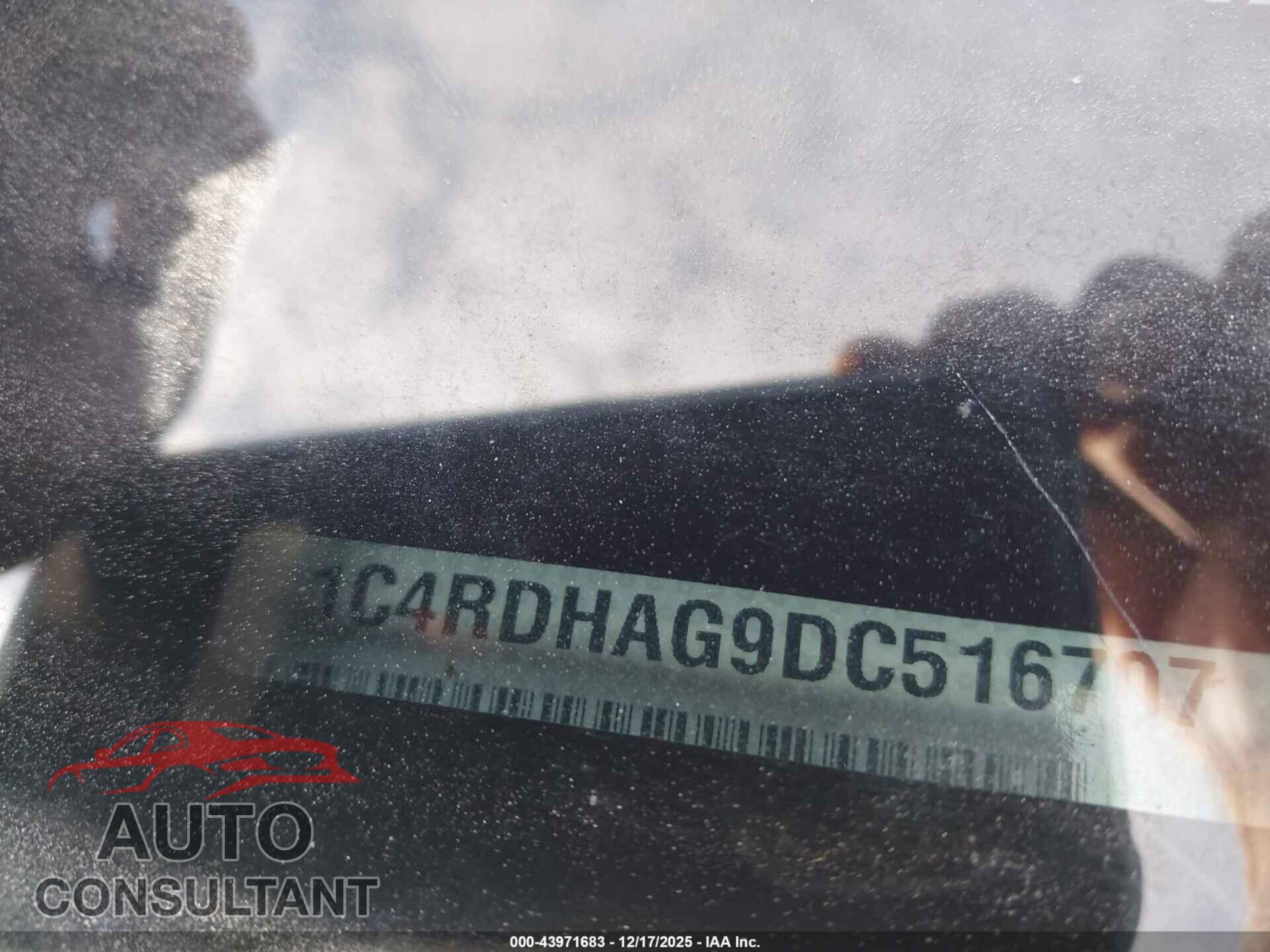 DODGE DURANGO 2013 - 1C4RDHAG9DC516707