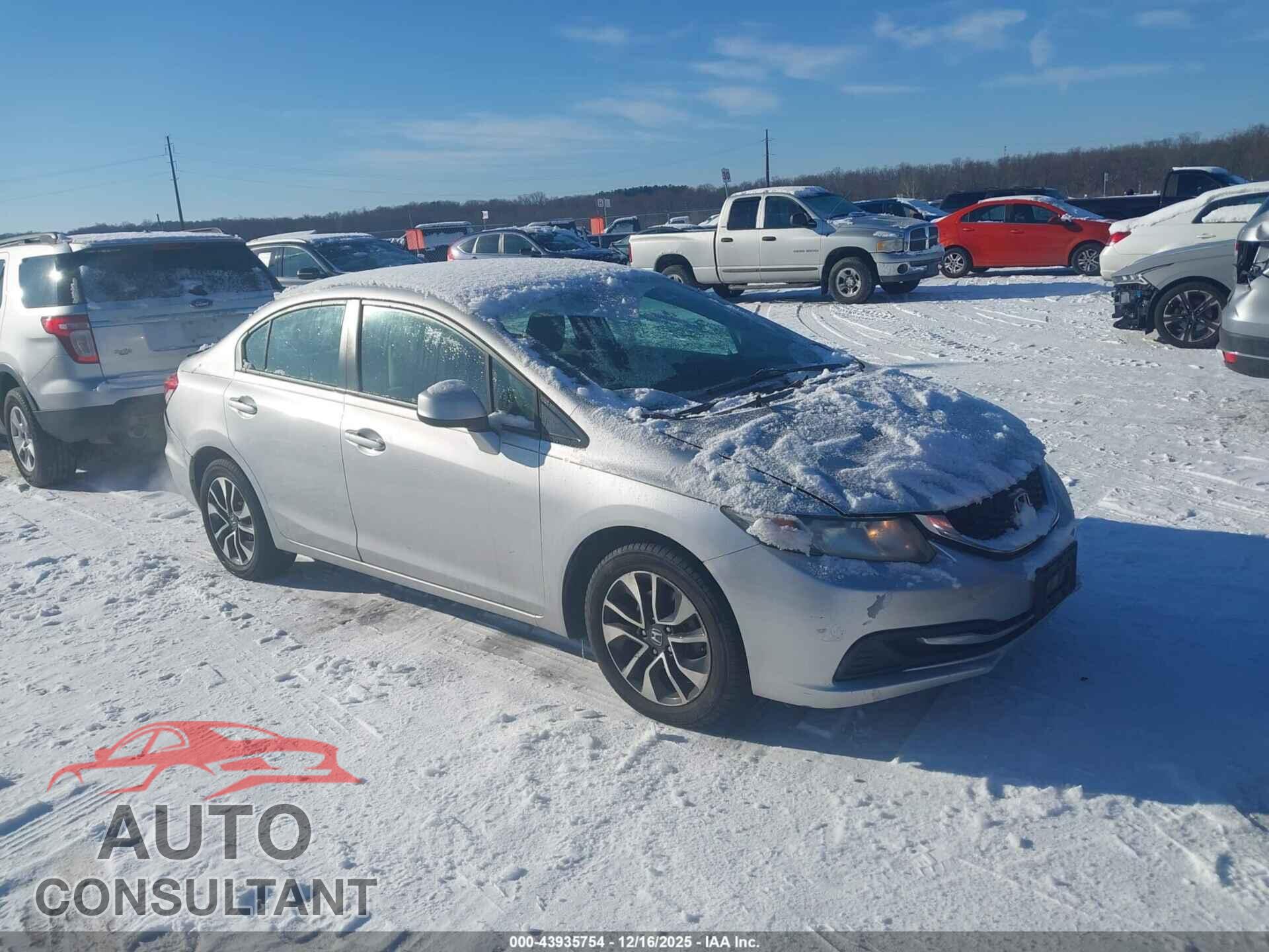 HONDA CIVIC 2013 - 19XFB2F83DE245272