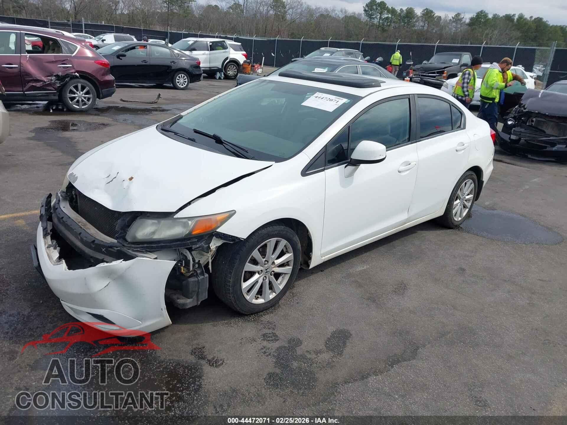 HONDA CIVIC 2012 - 2HGFB2F82CH313095