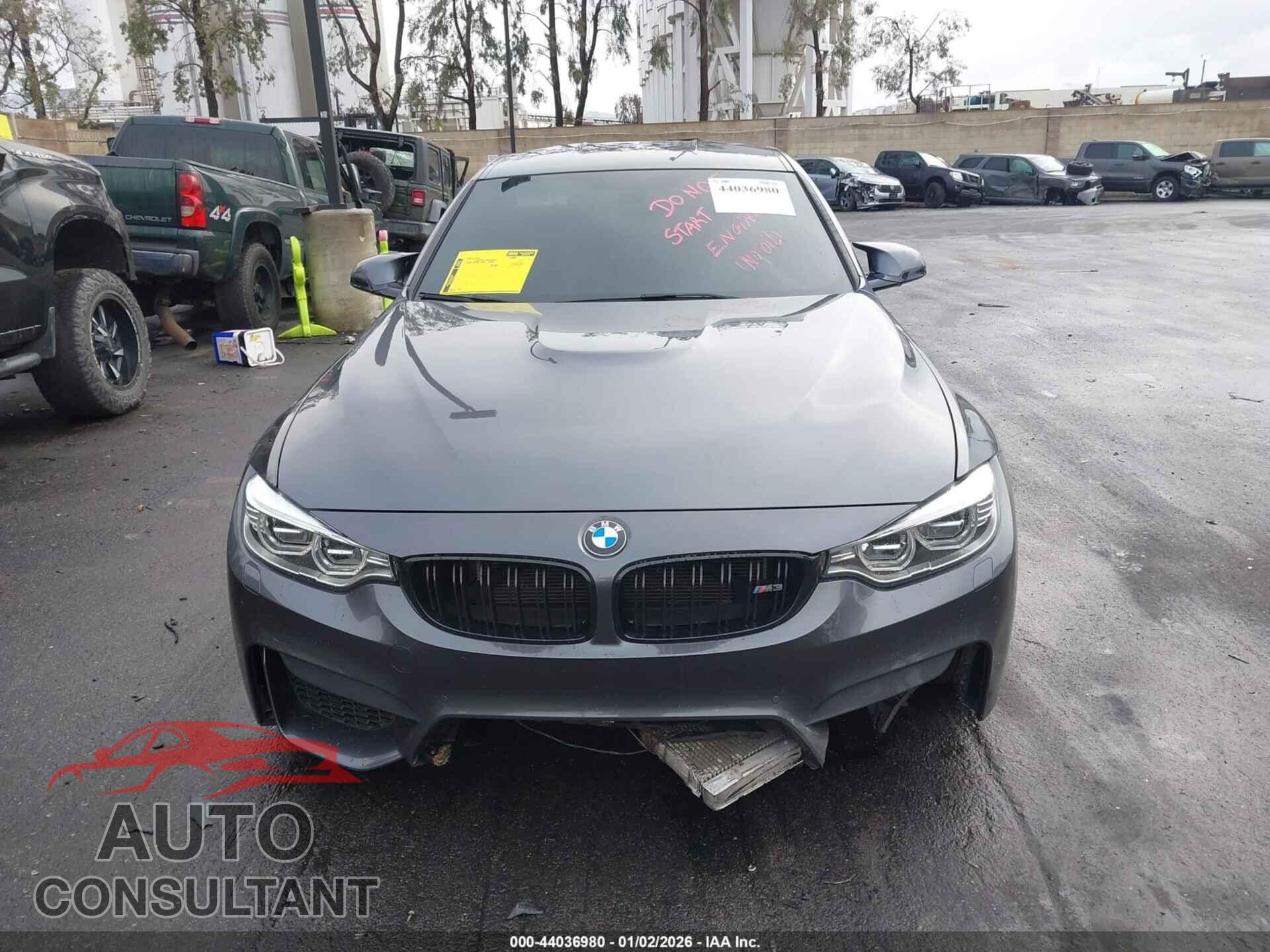 BMW M3 2016 - WBS8M9C56G5E68505
