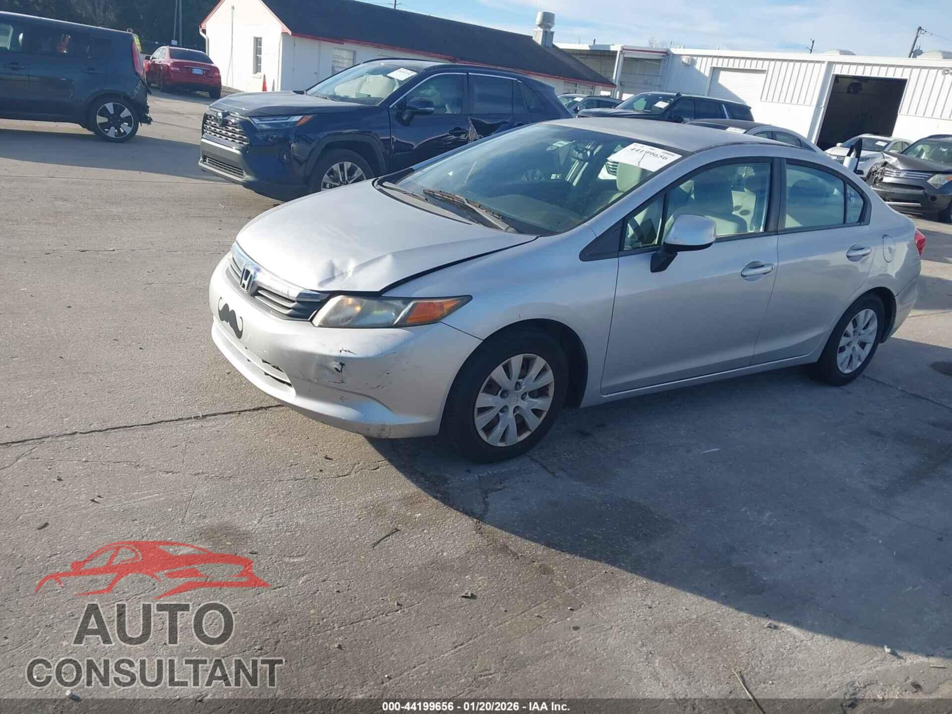 HONDA CIVIC 2012 - 19XFB2F55CE022624