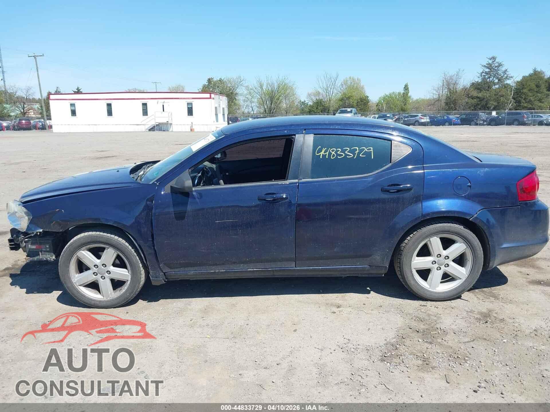 DODGE AVENGER 2013 - 1C3CDZAB9DN636838