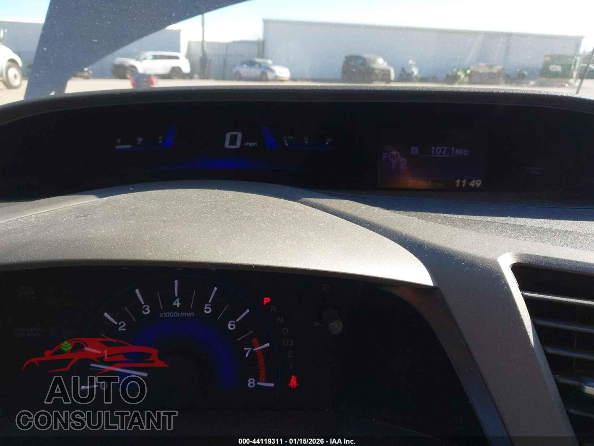 HONDA CIVIC 2012 - JHMFB2F54CS001467