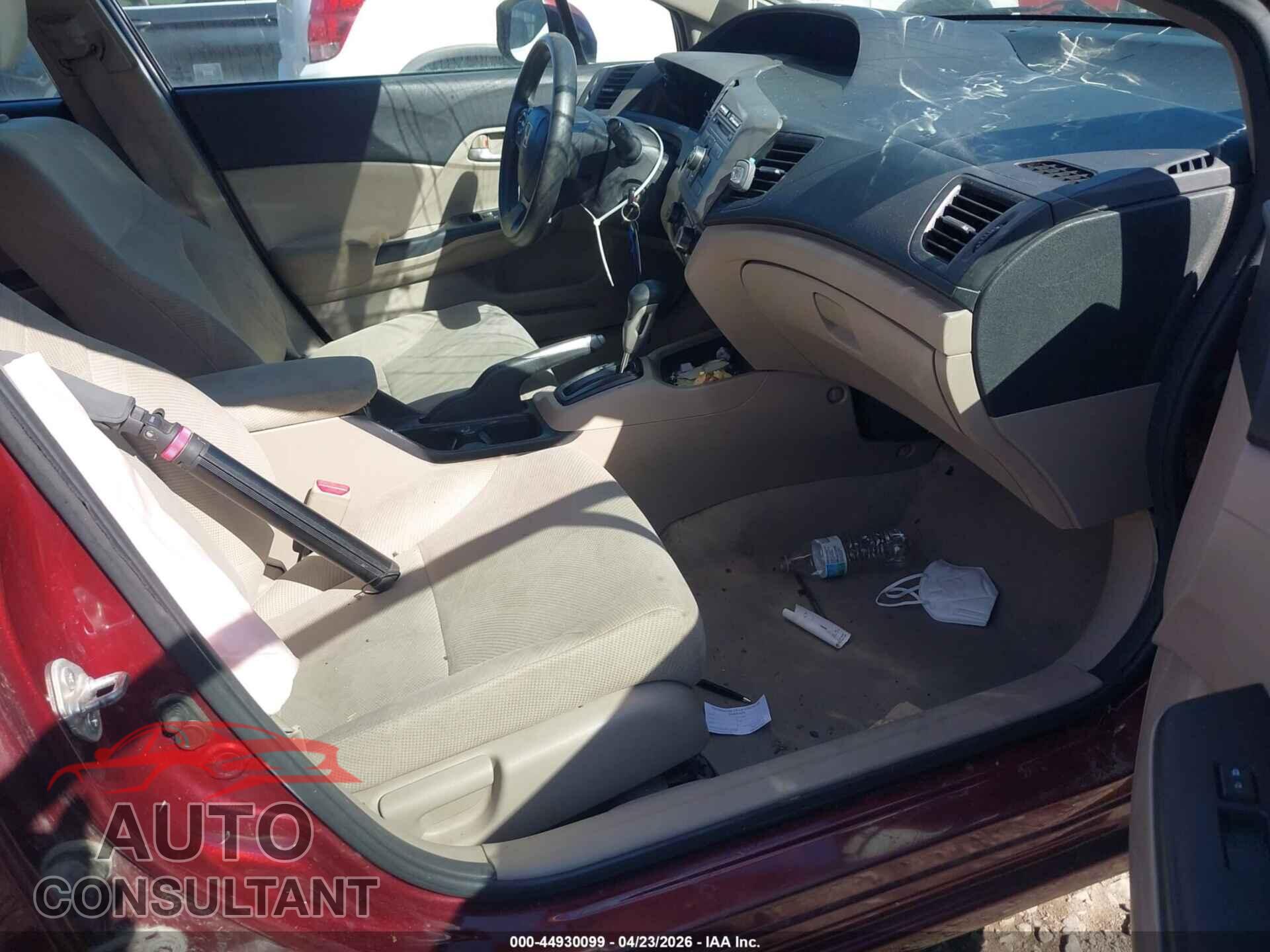 HONDA CIVIC 2012 - 2HGFB2F52CH537392