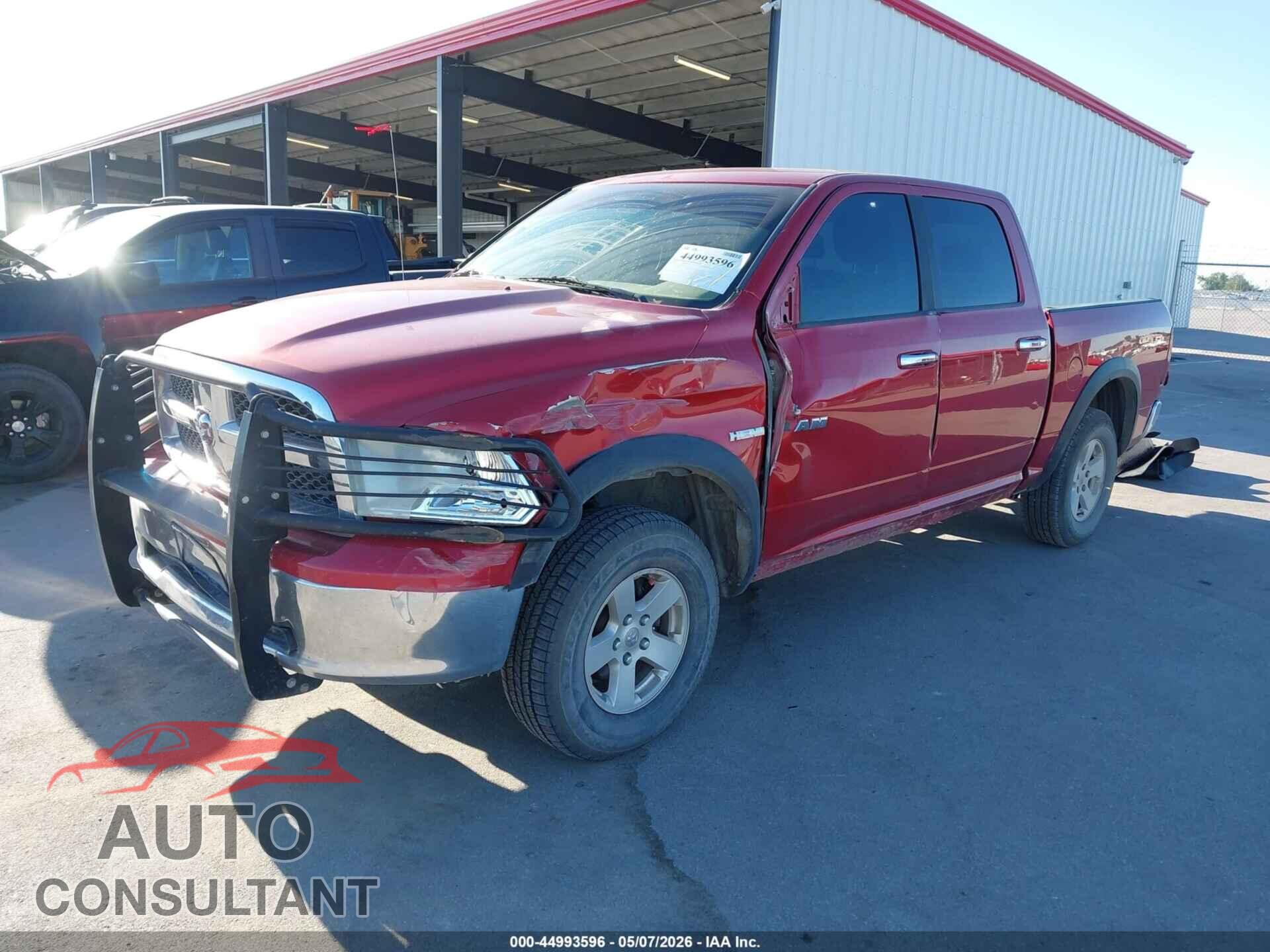 DODGE RAM 1500 2010 - 1D7RV1CT8AS102937