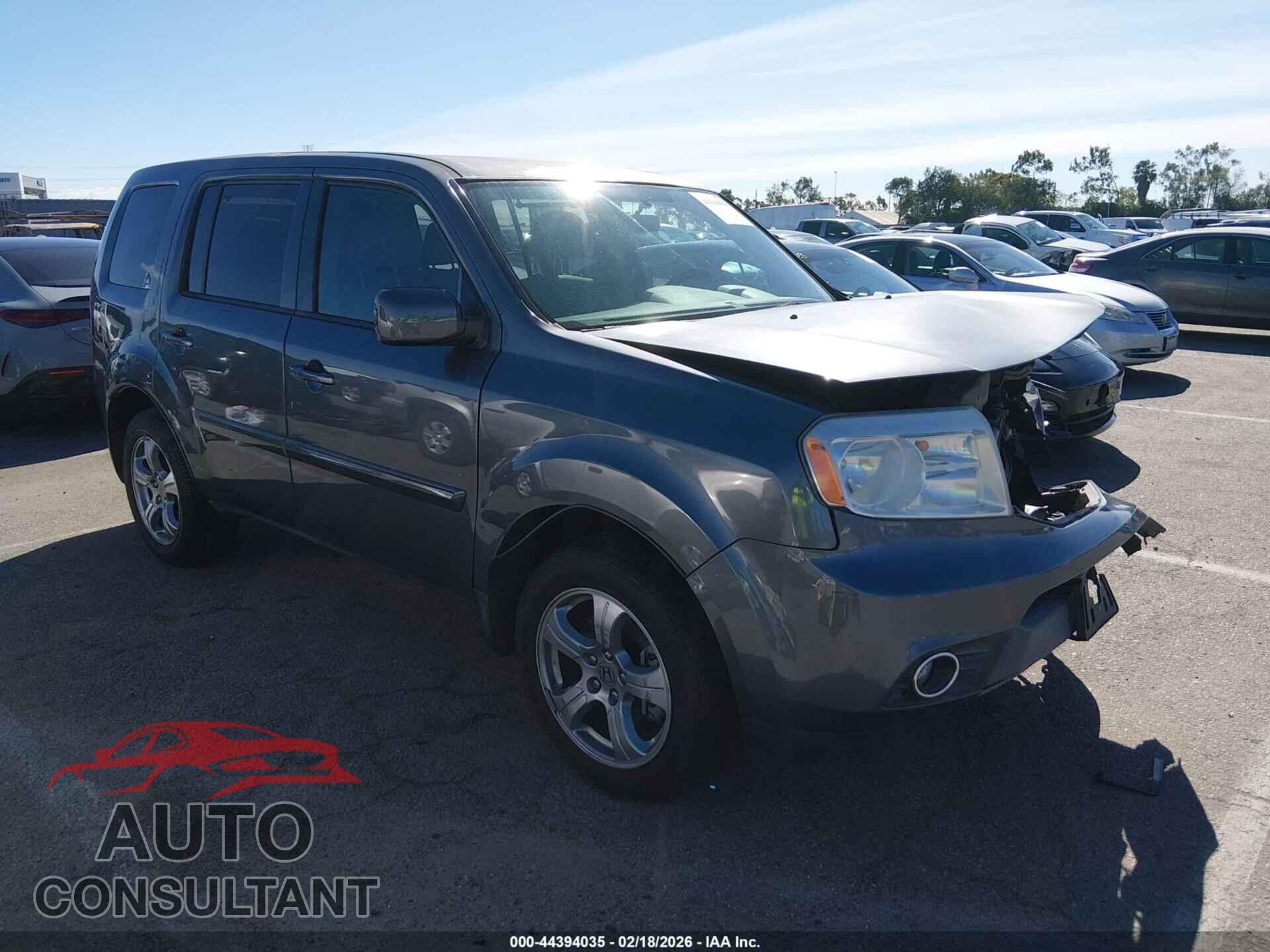 HONDA PILOT 2013 - 5FNYF3H42DB030246