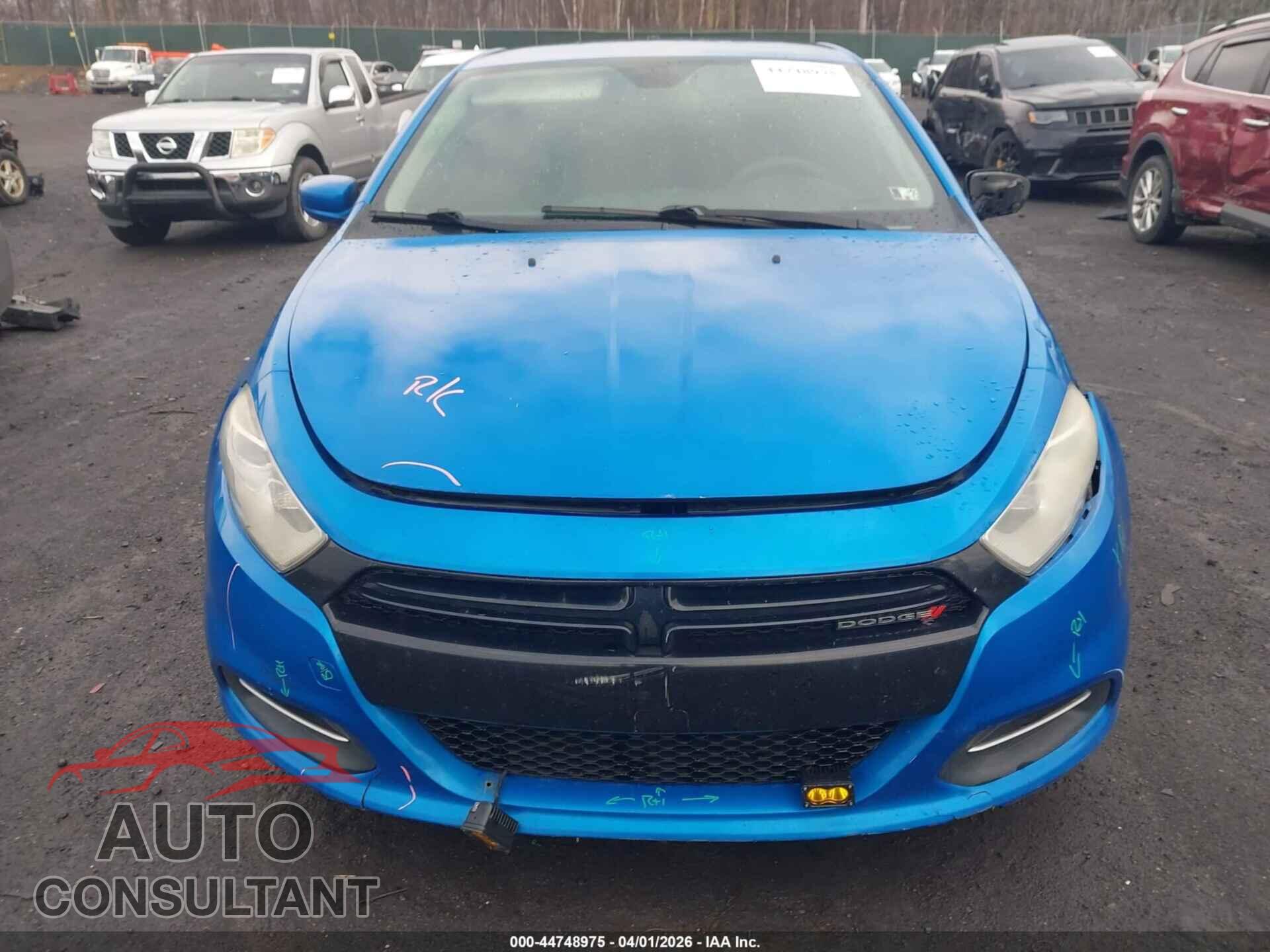 DODGE DART 2015 - 1C3CDFAA1FD363876
