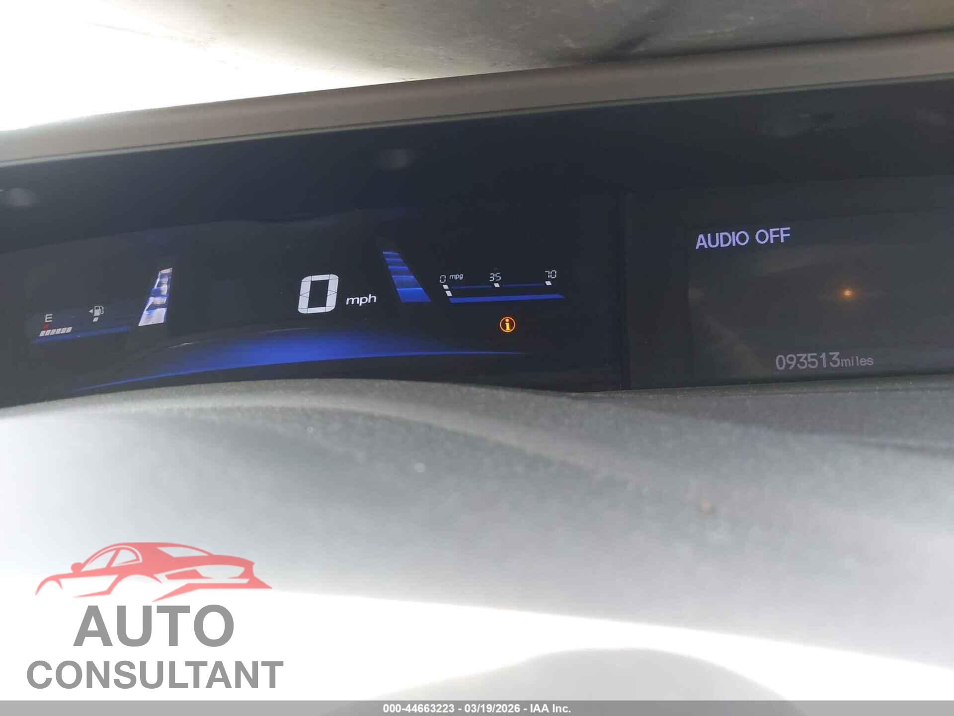 HONDA CIVIC 2012 - JHMFB2F54CS005390