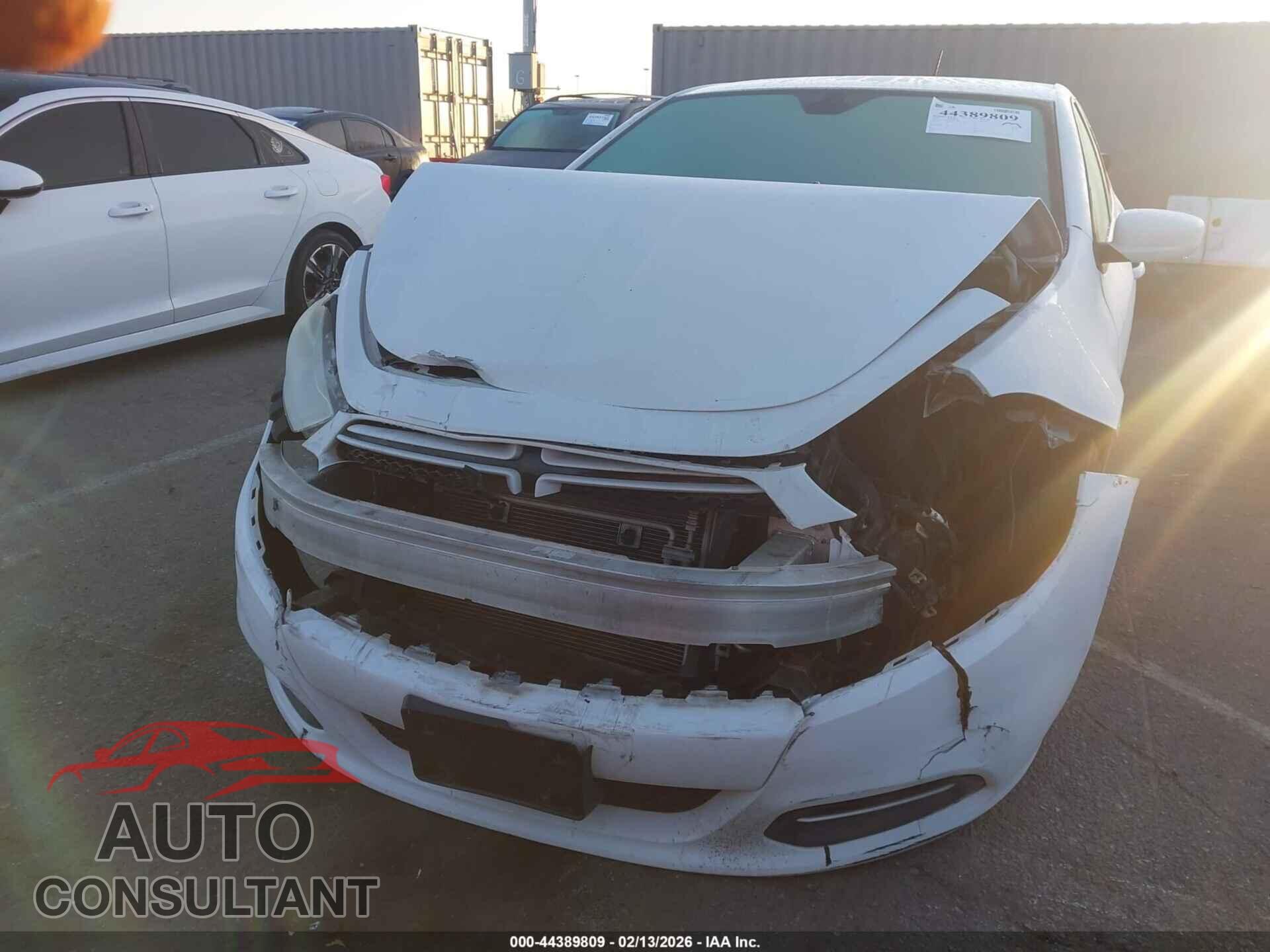 DODGE DART 2016 - 1C3CDFAA3GD644787