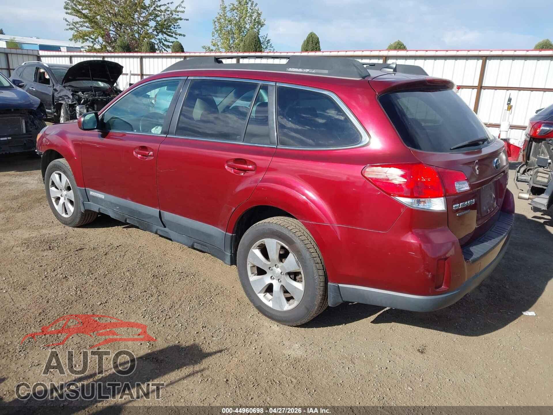 SUBARU OUTBACK 2011 - 4S4BRDKC8B2386358