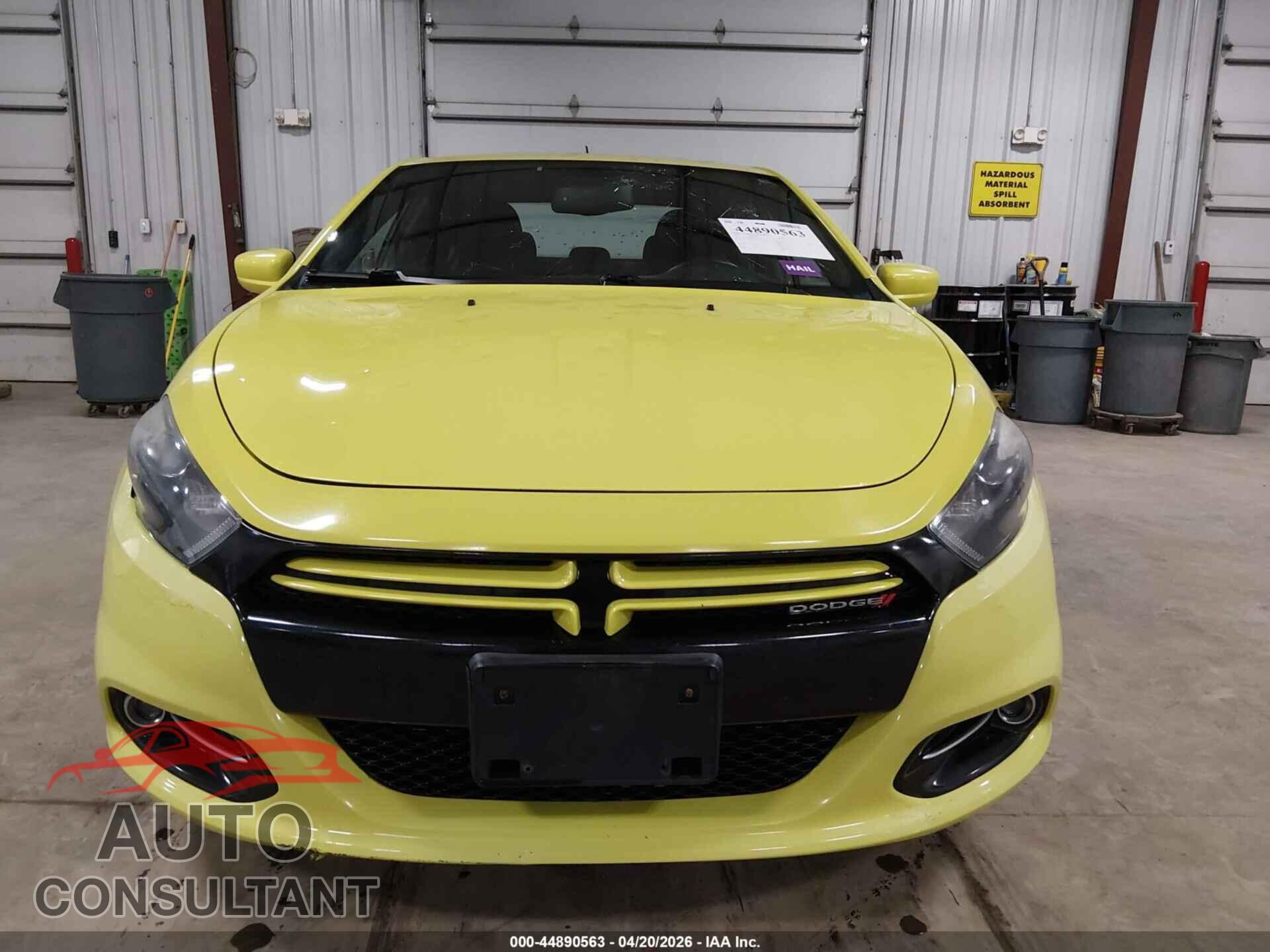 DODGE DART 2013 - 1C3CDFBA5DD210462