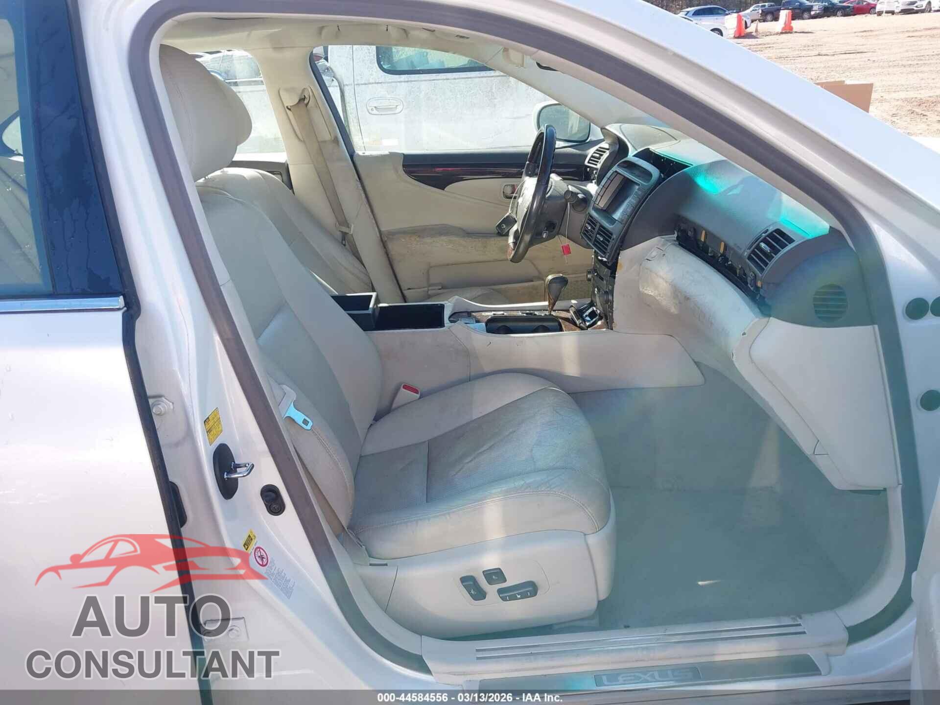 LEXUS LS 460 2009 - JTHBL46F595089596