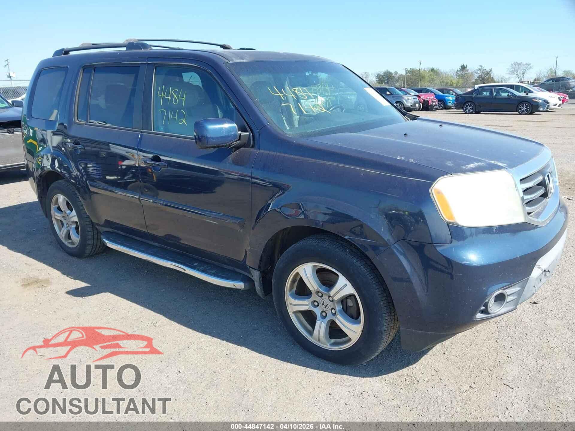 HONDA PILOT 2012 - 5FNYF4H68CB043024