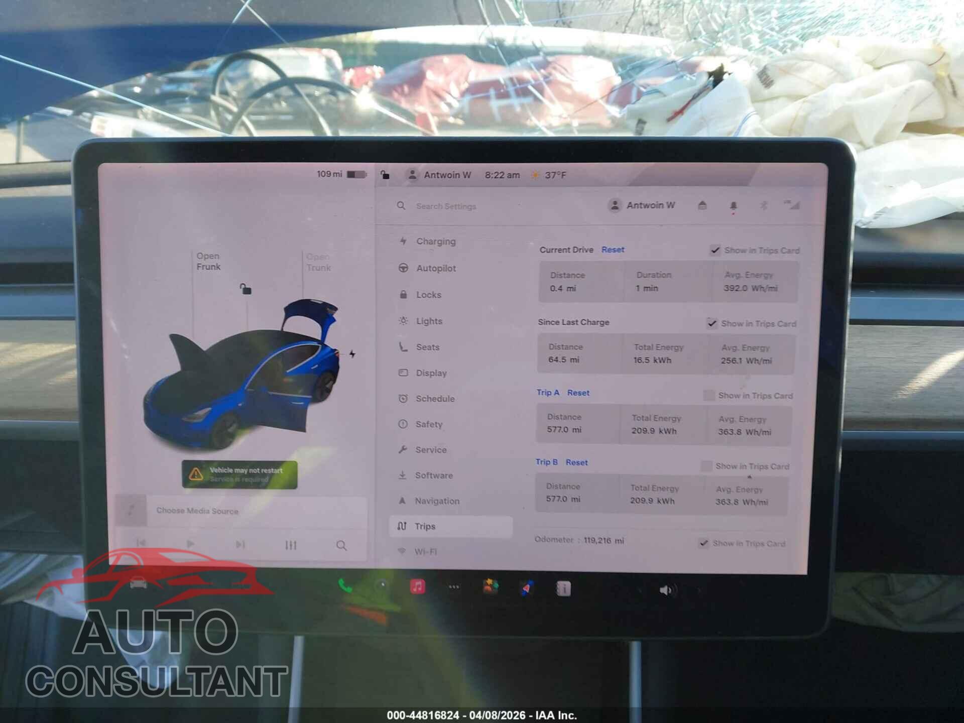 TESLA MODEL 3 2018 - 5YJ3E1EB9JF120171
