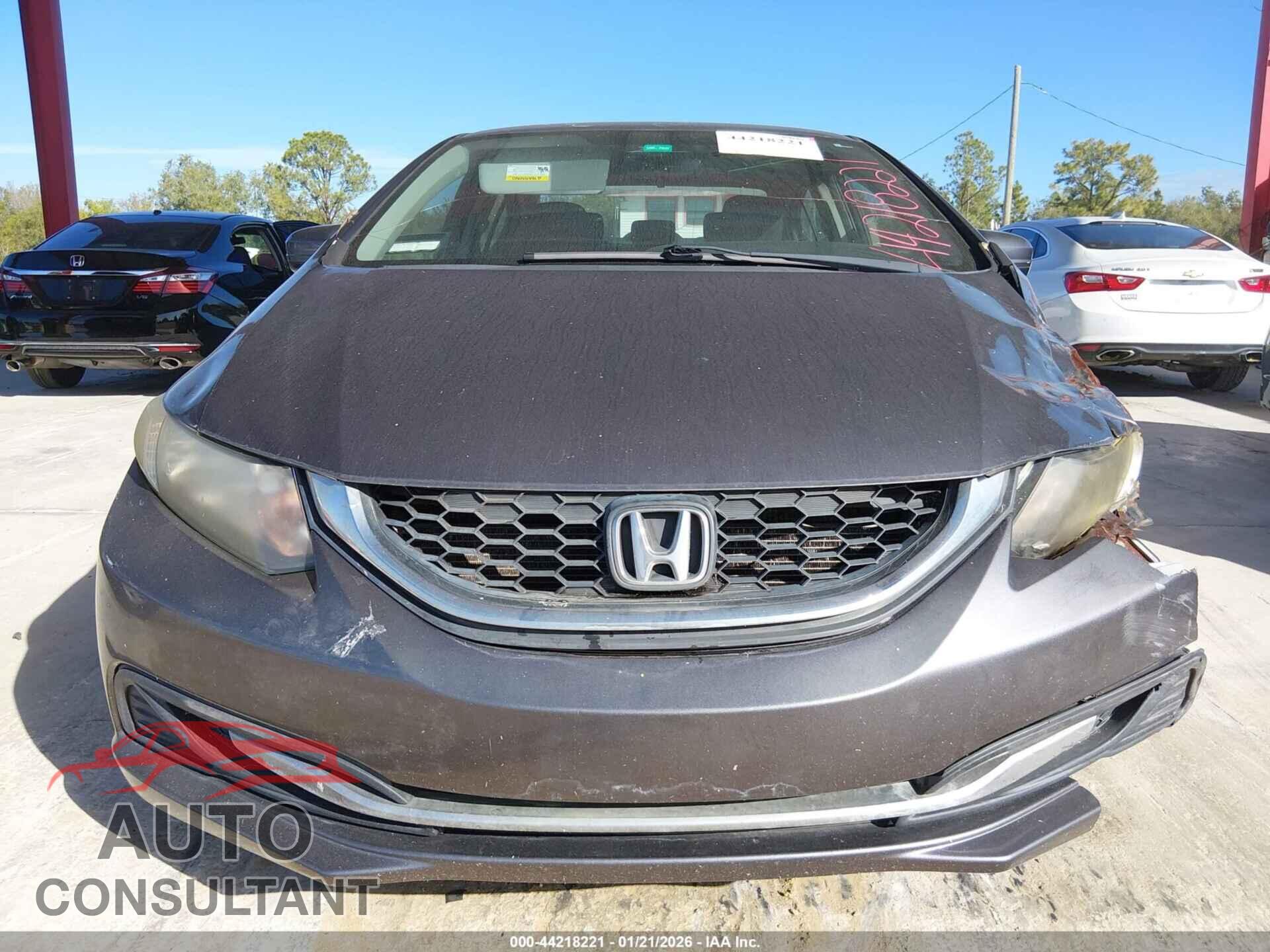 HONDA CIVIC 2014 - 19XFB2F53EE270065