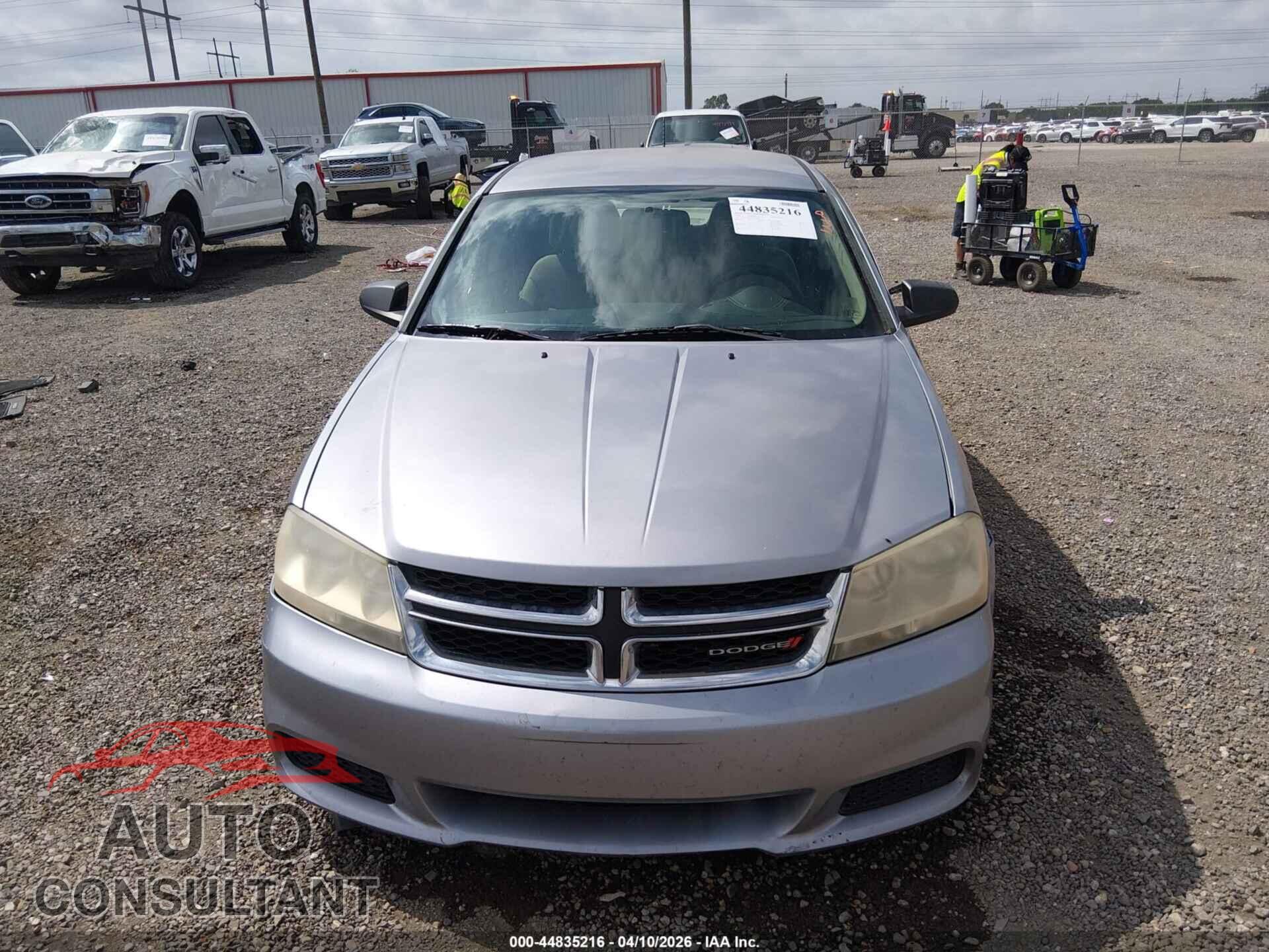 DODGE AVENGER 2013 - 1C3CDZAG5DN766708