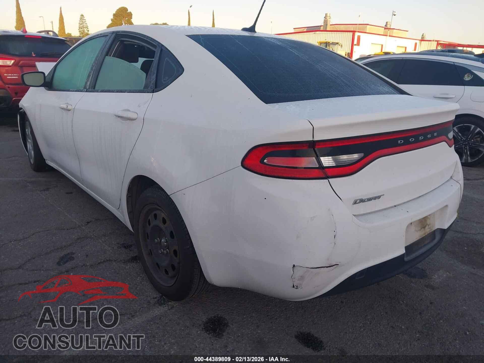DODGE DART 2016 - 1C3CDFAA3GD644787