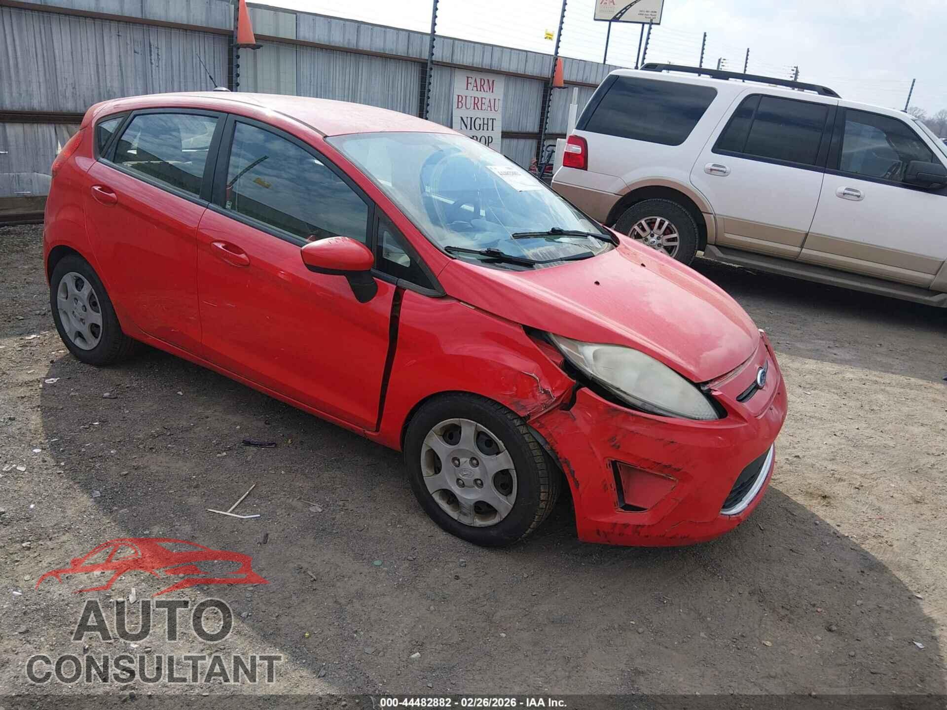 FORD FIESTA 2012 - 3FADP4EJ5CM114377