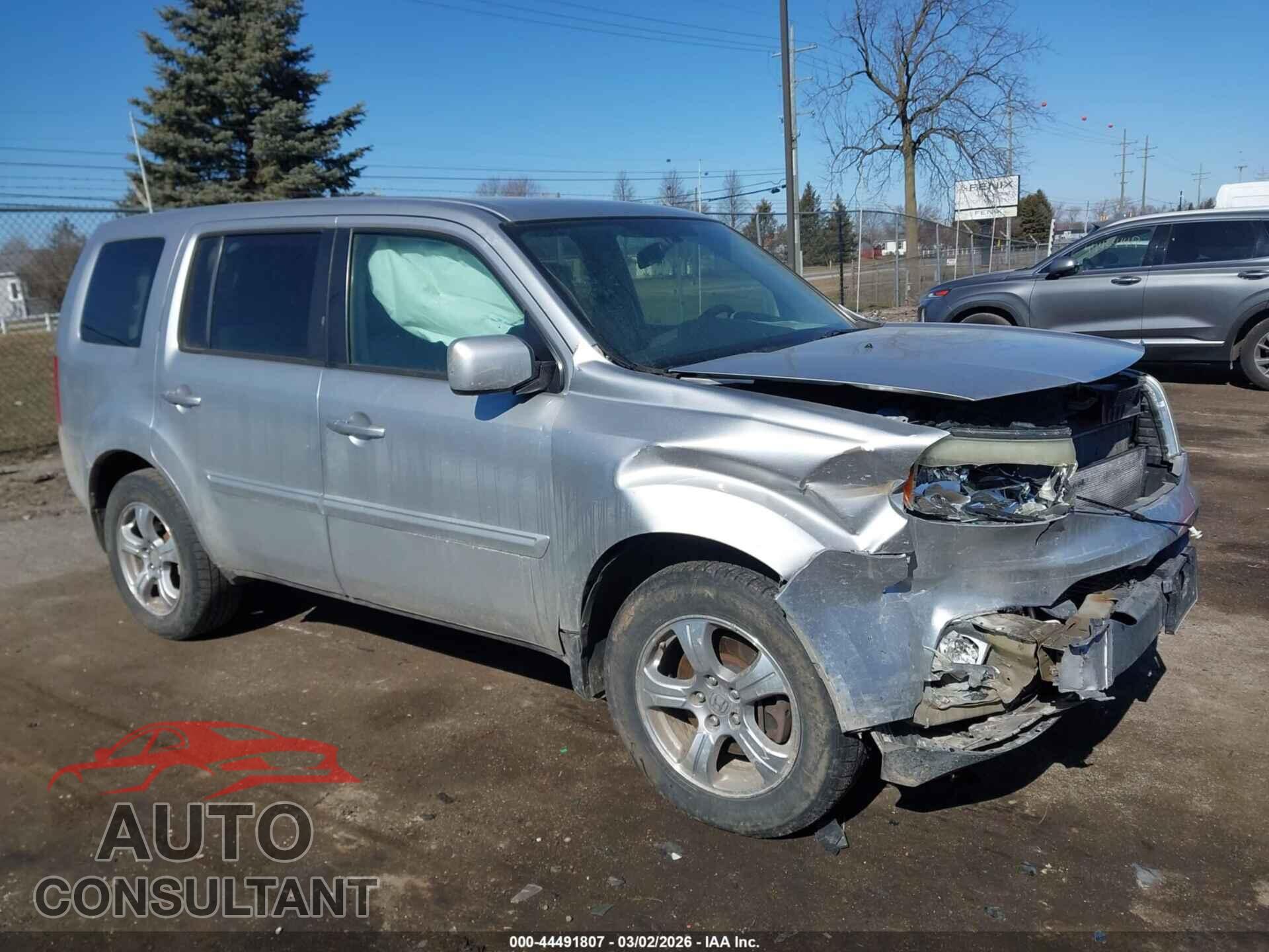 HONDA PILOT 2014 - 5FNYF4H44EB024357