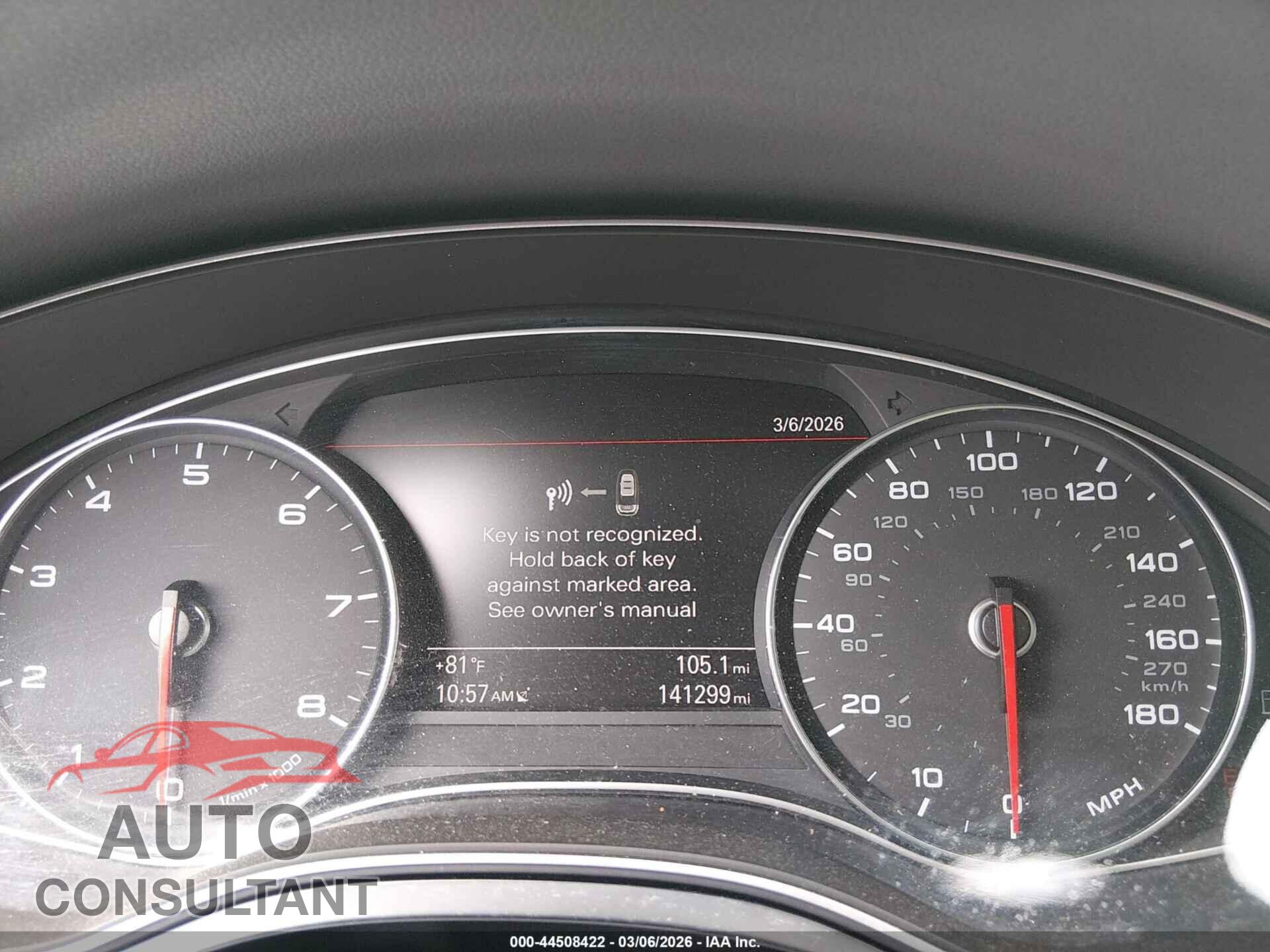 AUDI A6 2013 - WAUGGAFC7DN068674