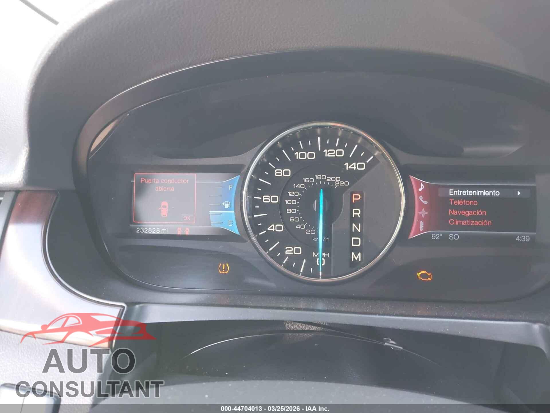 FORD EDGE 2011 - 2FMDK3KCXBBB60257