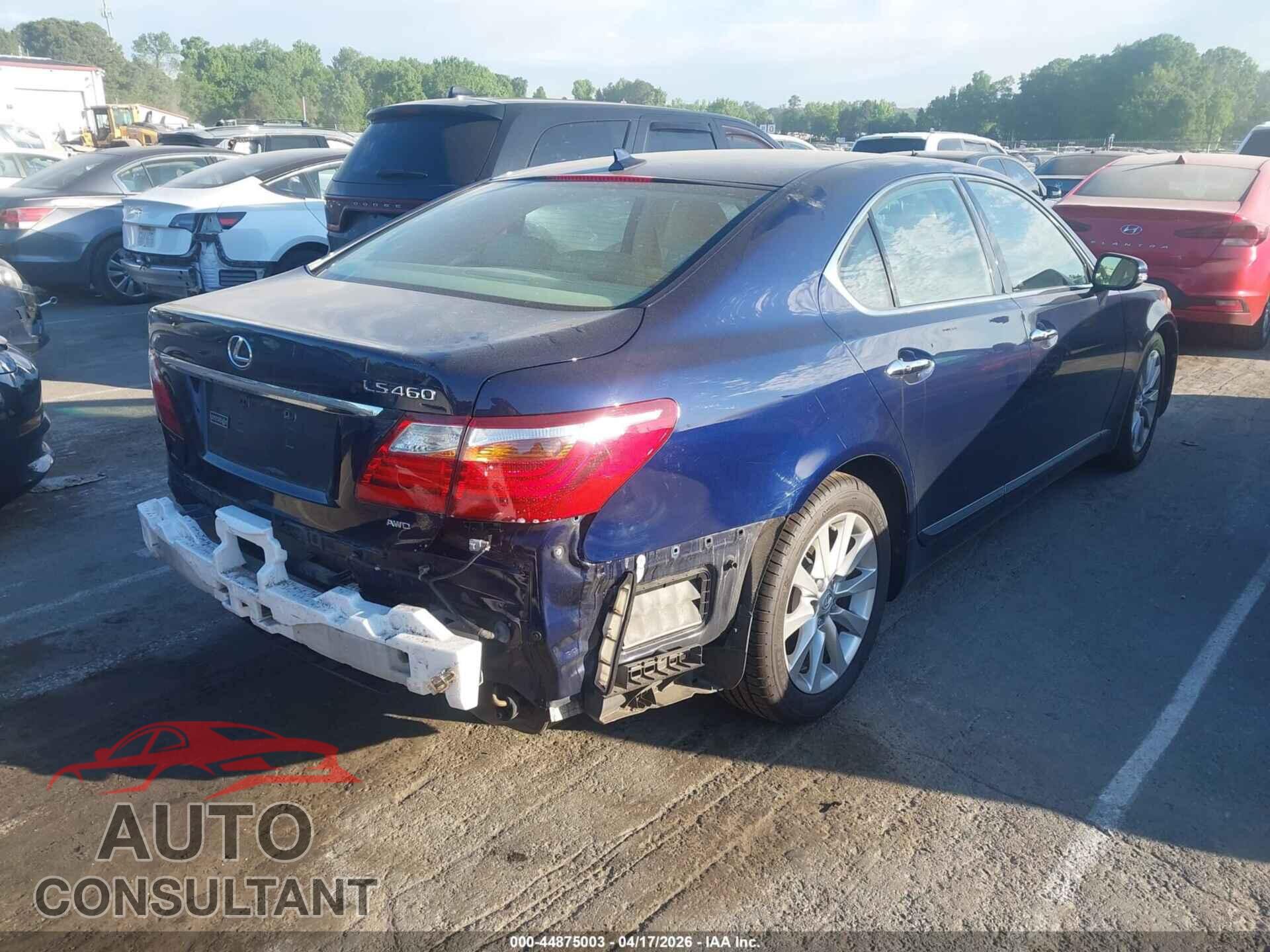 LEXUS LS 460 2011 - JTHCL5EF8B5009595