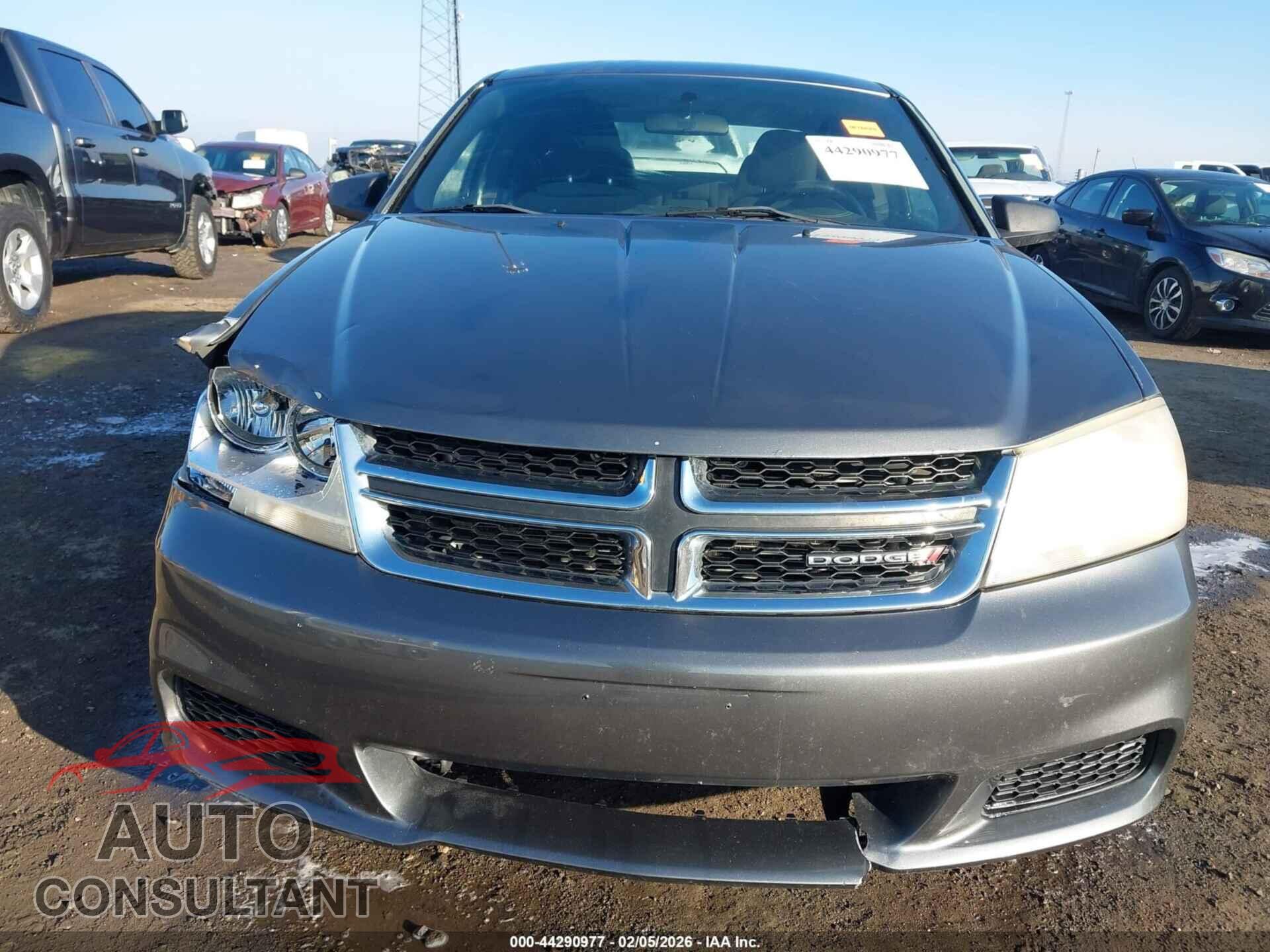 DODGE AVENGER 2013 - 1C3CDZAG4DN757532
