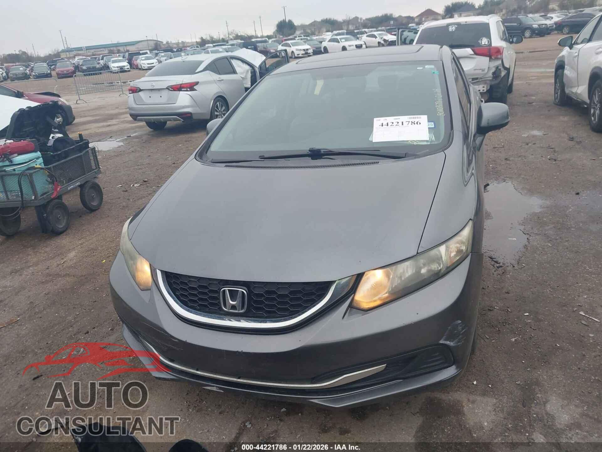 HONDA CIVIC 2013 - 19XFB2F81DE032000